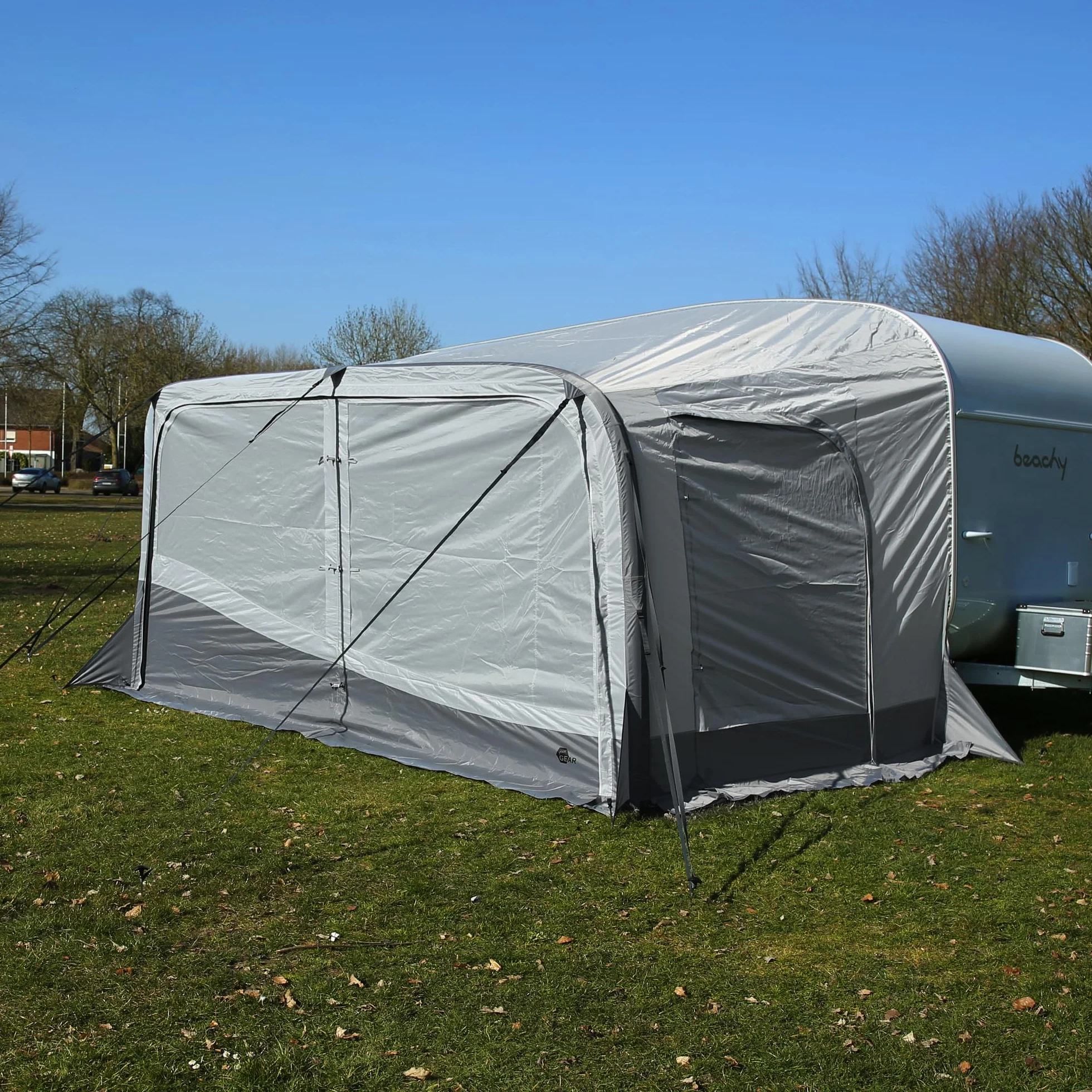 your GEAR Brela Air 360 – Tienda de campaña de aire para Hobby Beachy Caravan – Parasol y toldo para caravana con listón – UV 50+ (para Beachy 360)