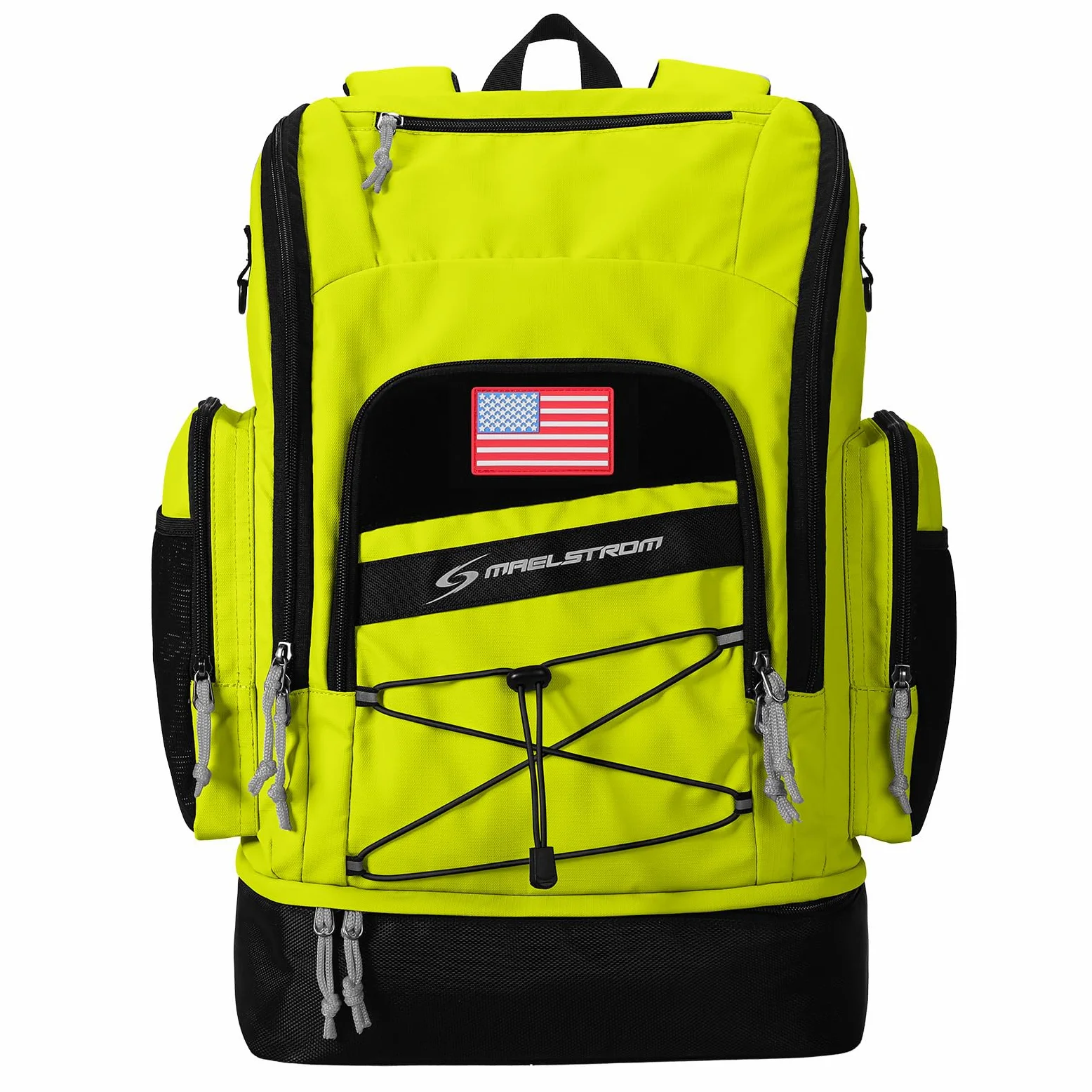 Maelstrom Swim Backpack,35L Swimming Bag with Separate Shoes Compartment,Swim Gear Bag,Athlete Gym Rucksack for Men and Women