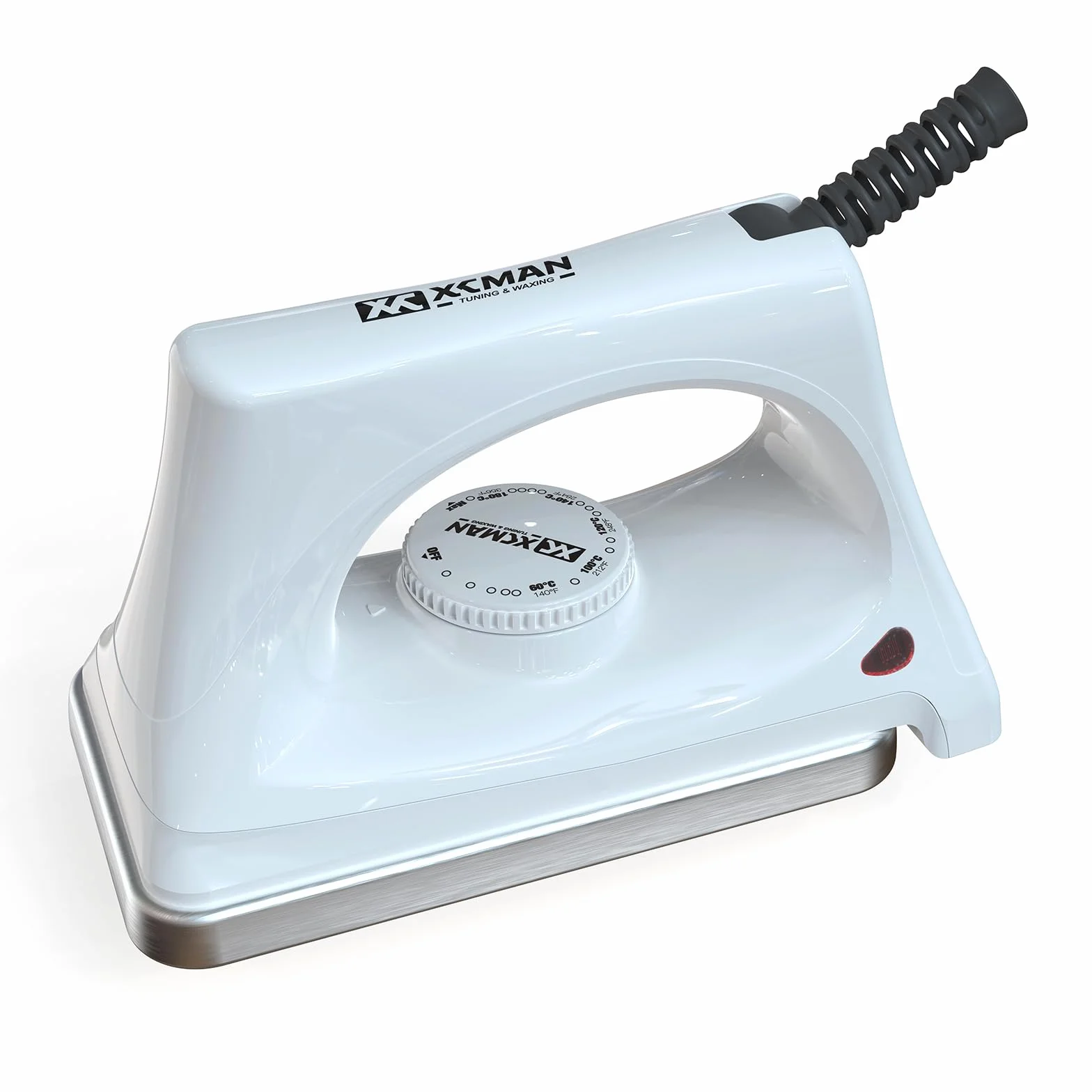 XCMAN Plancha de cera caliente para esquí y snowboard, 230 V, 1000 W, estructura de rombos que optimiza la distribución y compresión de la cera