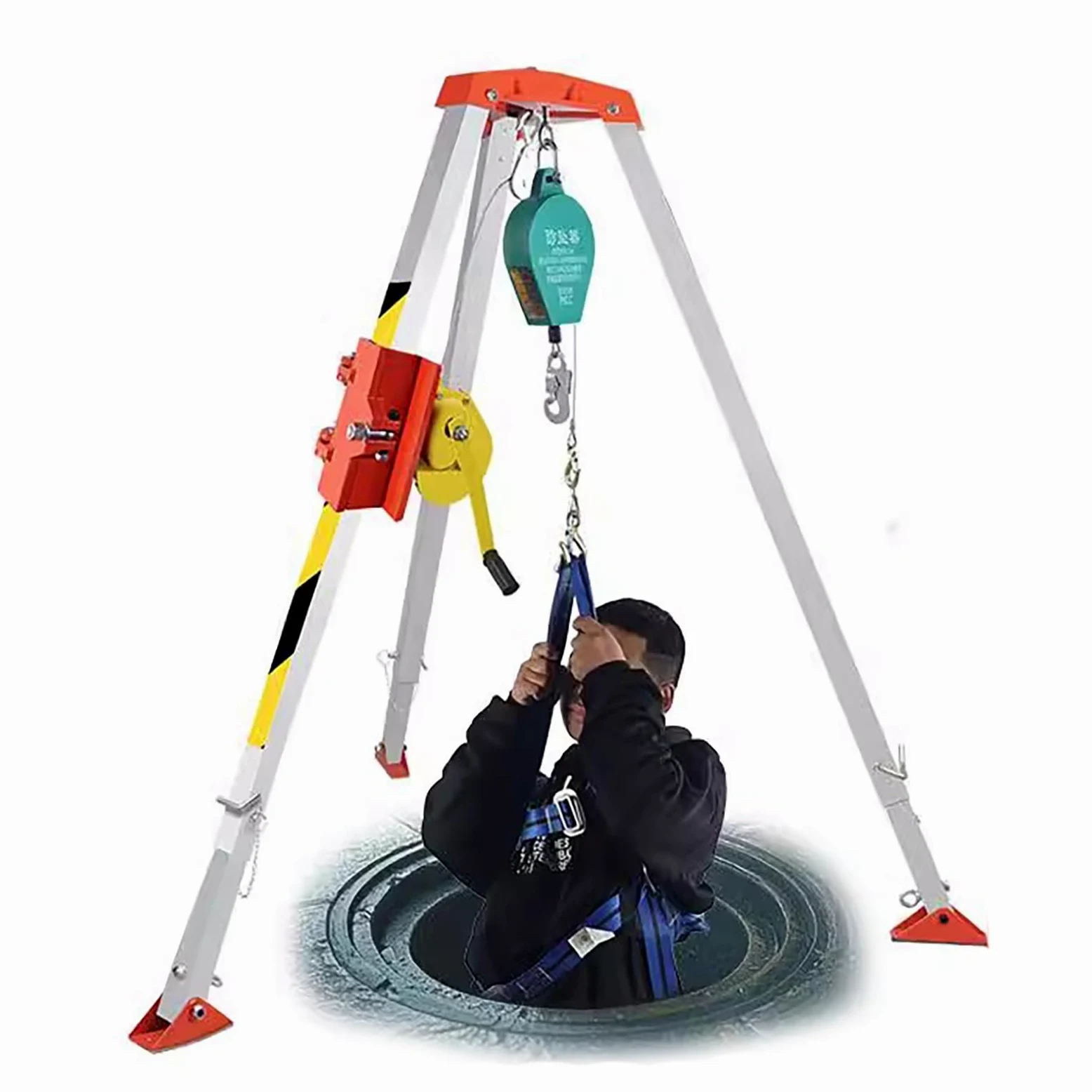 Kit portátil de Emerncy con mecanismo de autobloqueo y cuerda de alambre para espacios reducidos y extinción de incendios - tial Survival ar