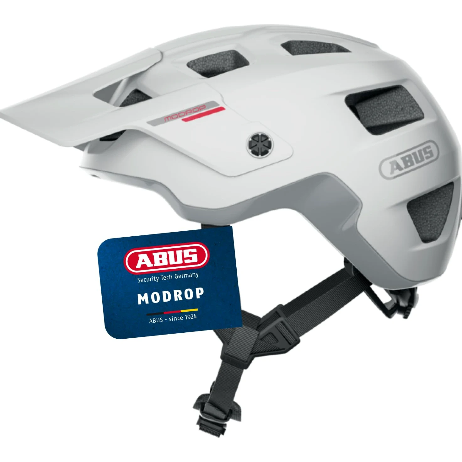 ABUS MoDrop - Casco de bicicleta de montaña robusto con buena ventilación para ciclistas de montaña, ajuste personalizado, para hombre y mujer