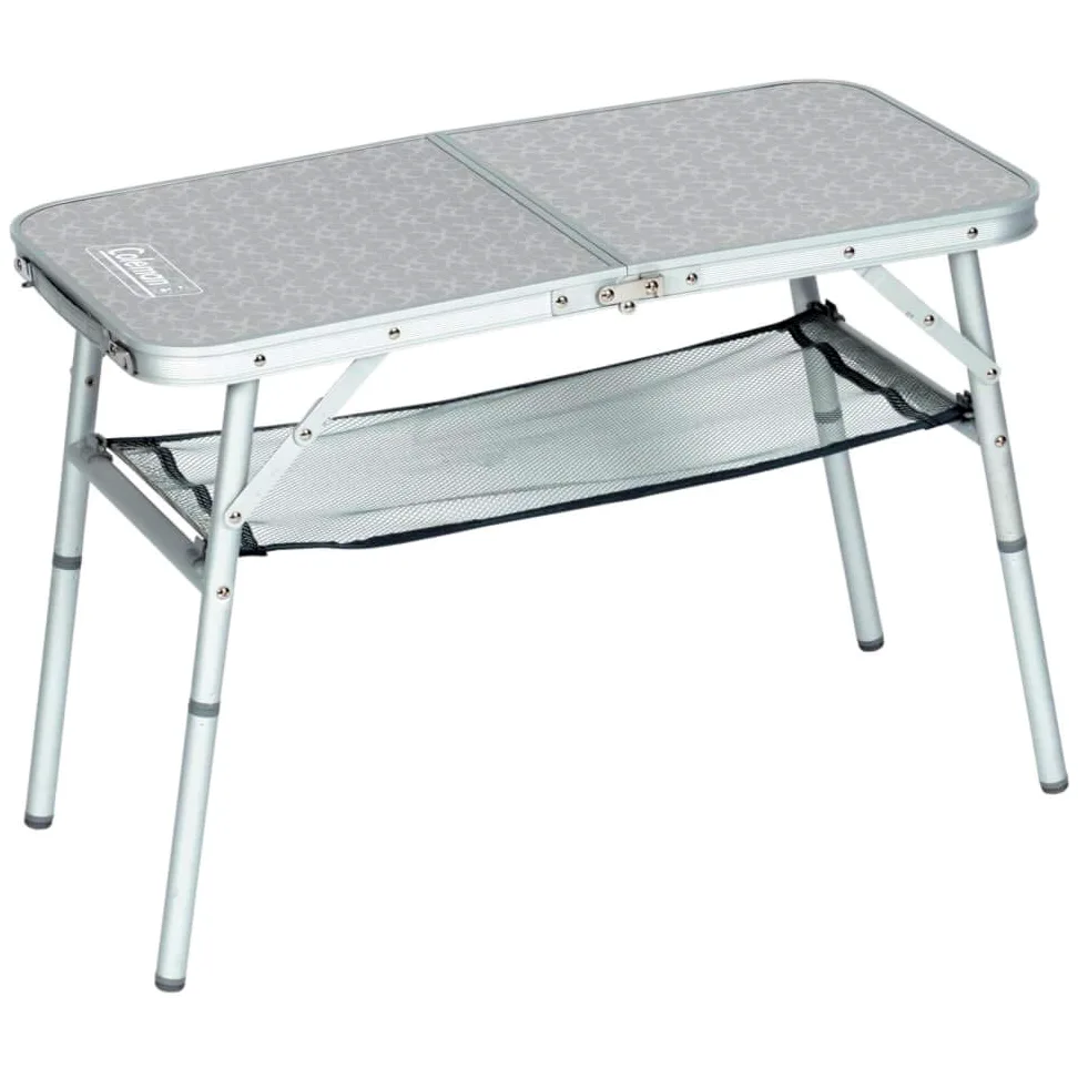 Coleman Playa Multialtura - Mesa Acampada con Bandeja antiarena, 80 x 40 cm