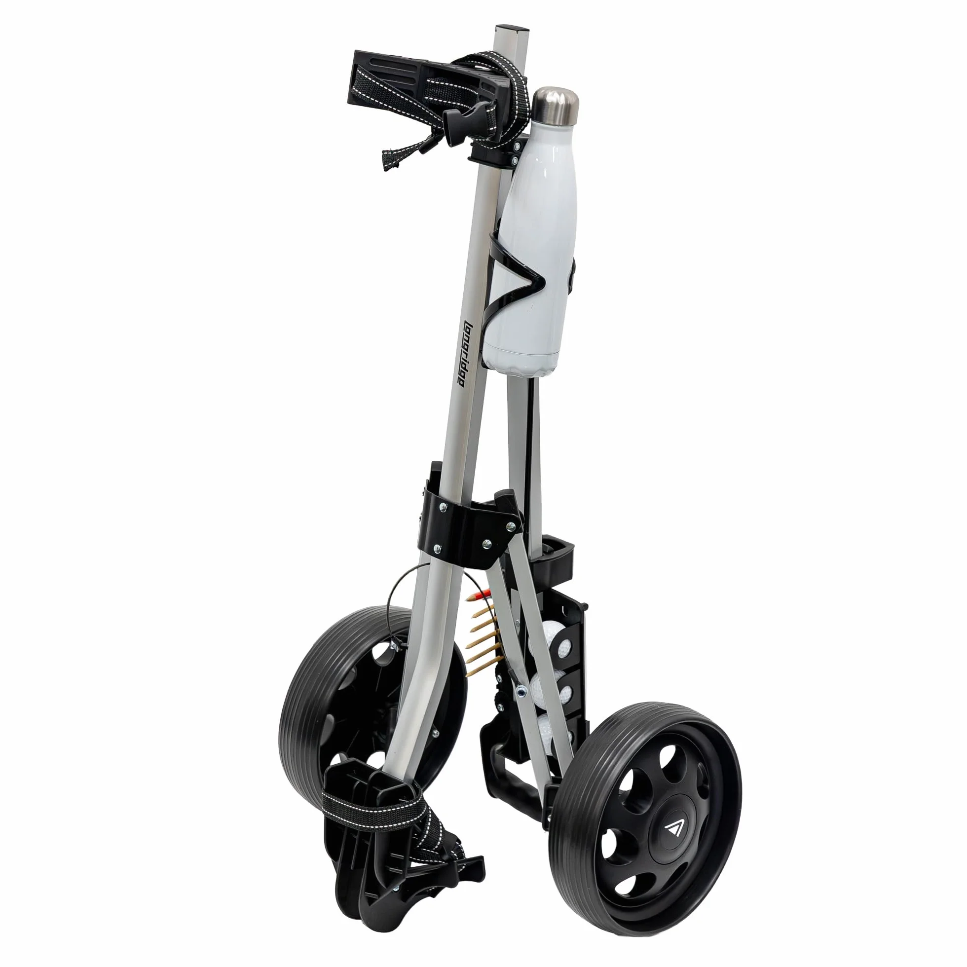 Longridge Alu Lite Carrito de golf de dos ruedas, Plata