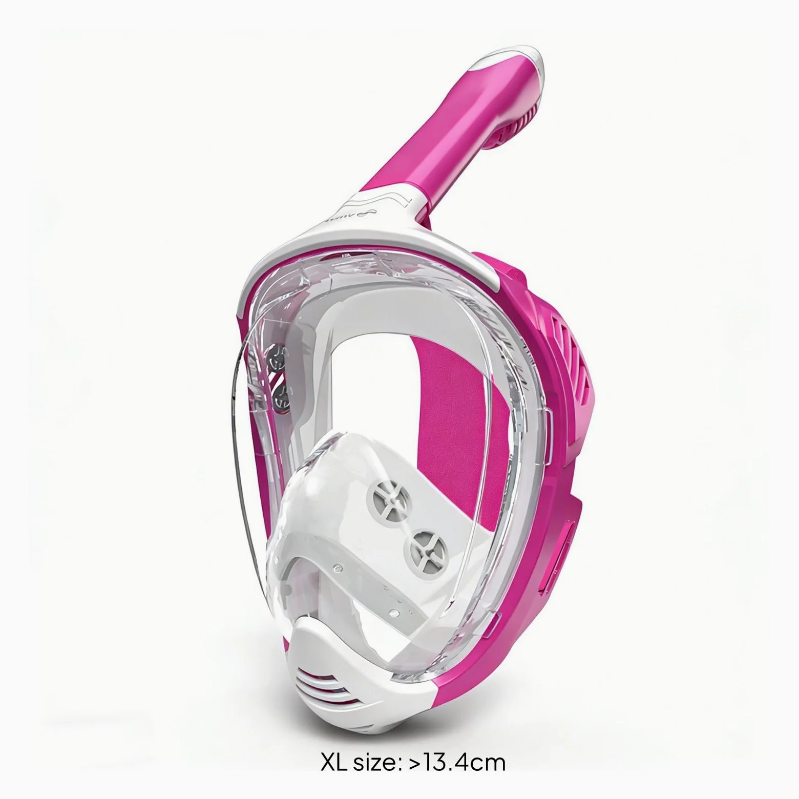 Máscara de Buceo con Snorkel Completo Gafas Visor con Tubo Seco Que Bloquea de Visión Amplia y Silicona Confortable Estructura Plegable Adecuada para , Color to 20 , XL