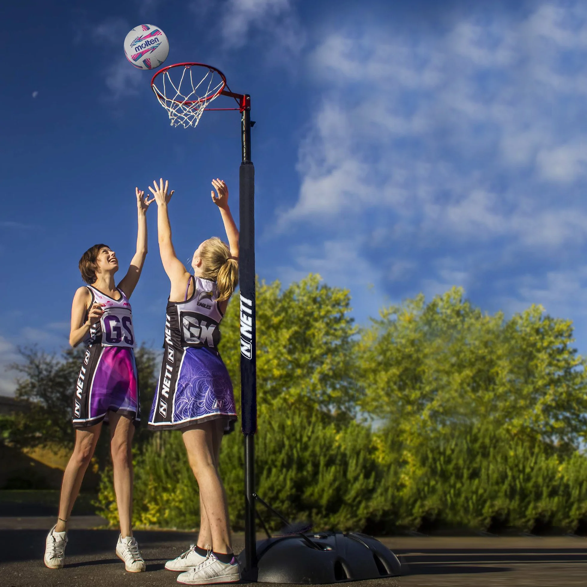 Sistema de Netball para Poste Negro