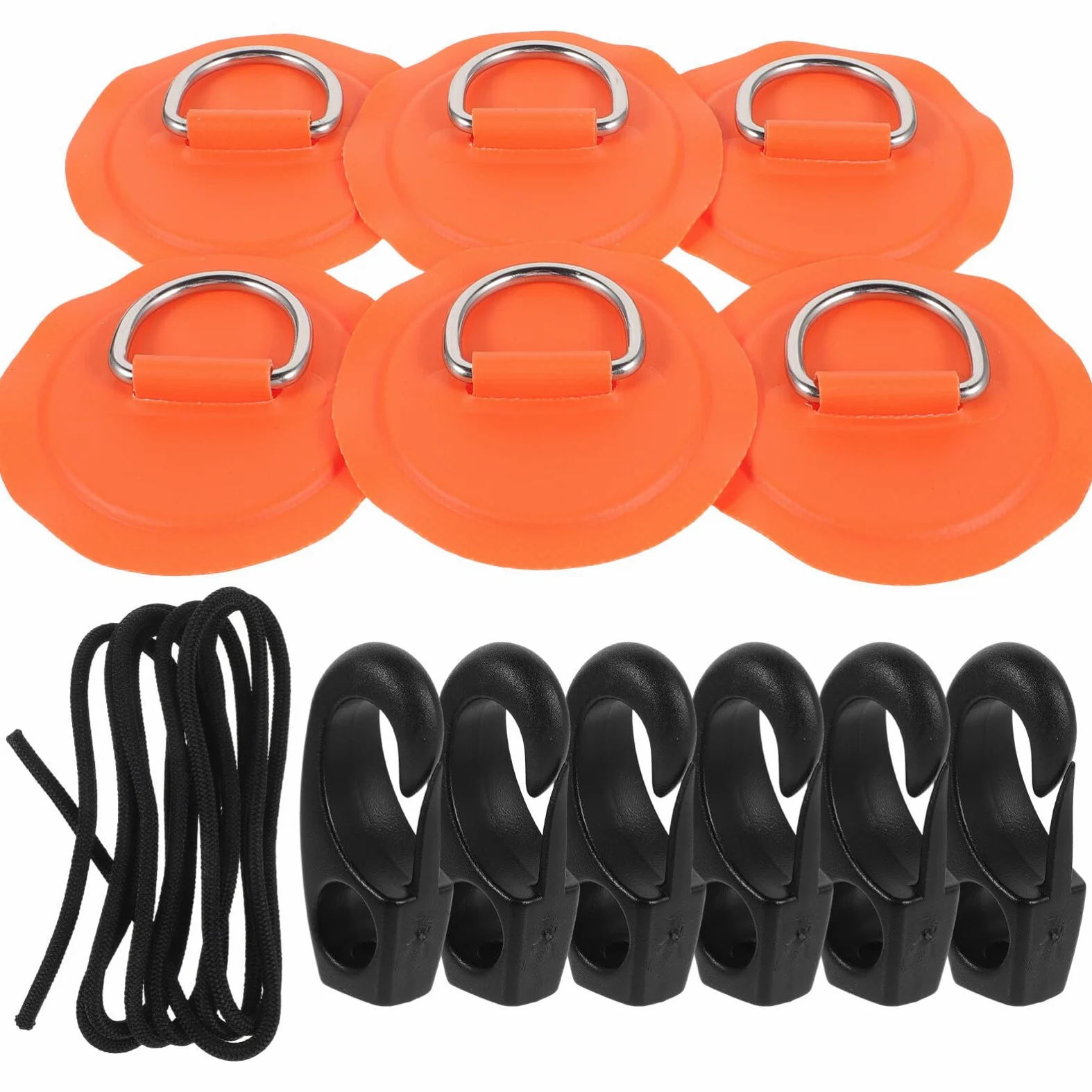 BESPORTBLE Parche De Anillo d Accesorio para Tabla De Paddle Surf Parche para Hebilla De Anilla d para Bote Inflable Uso Kayak y Paddle Surf
