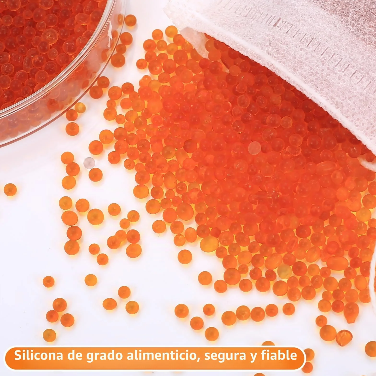 Silica Gel Reutilizable Desecante 400g con Indicador de Color Naranja a Verde para Impresora 3D