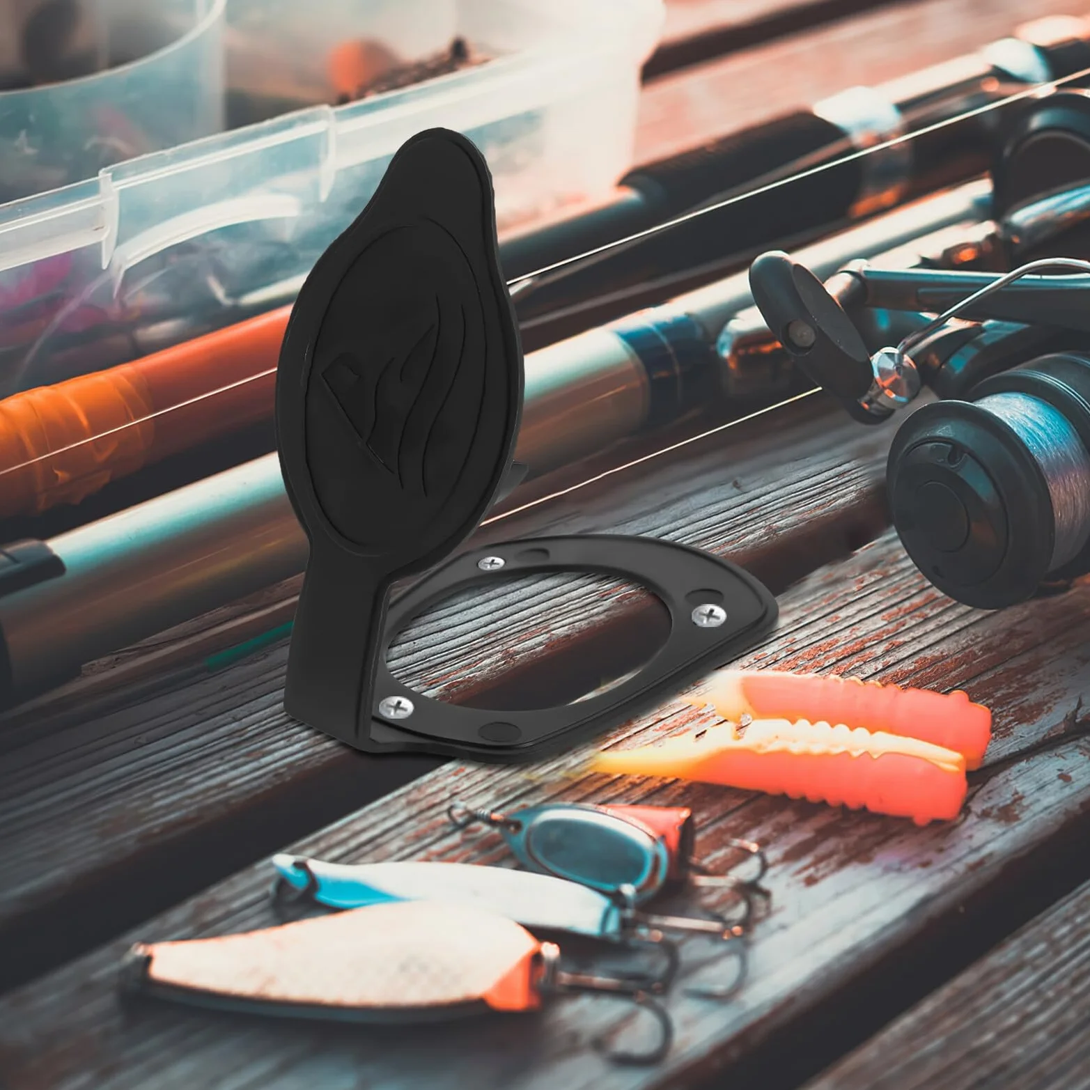 Healifty Tapas de Goma Antideslizantes Kit de 2 Accesorio Estable Montaje Empotrado para Soporte de Caña de Pescar para Cubierta de Barco en Pesca