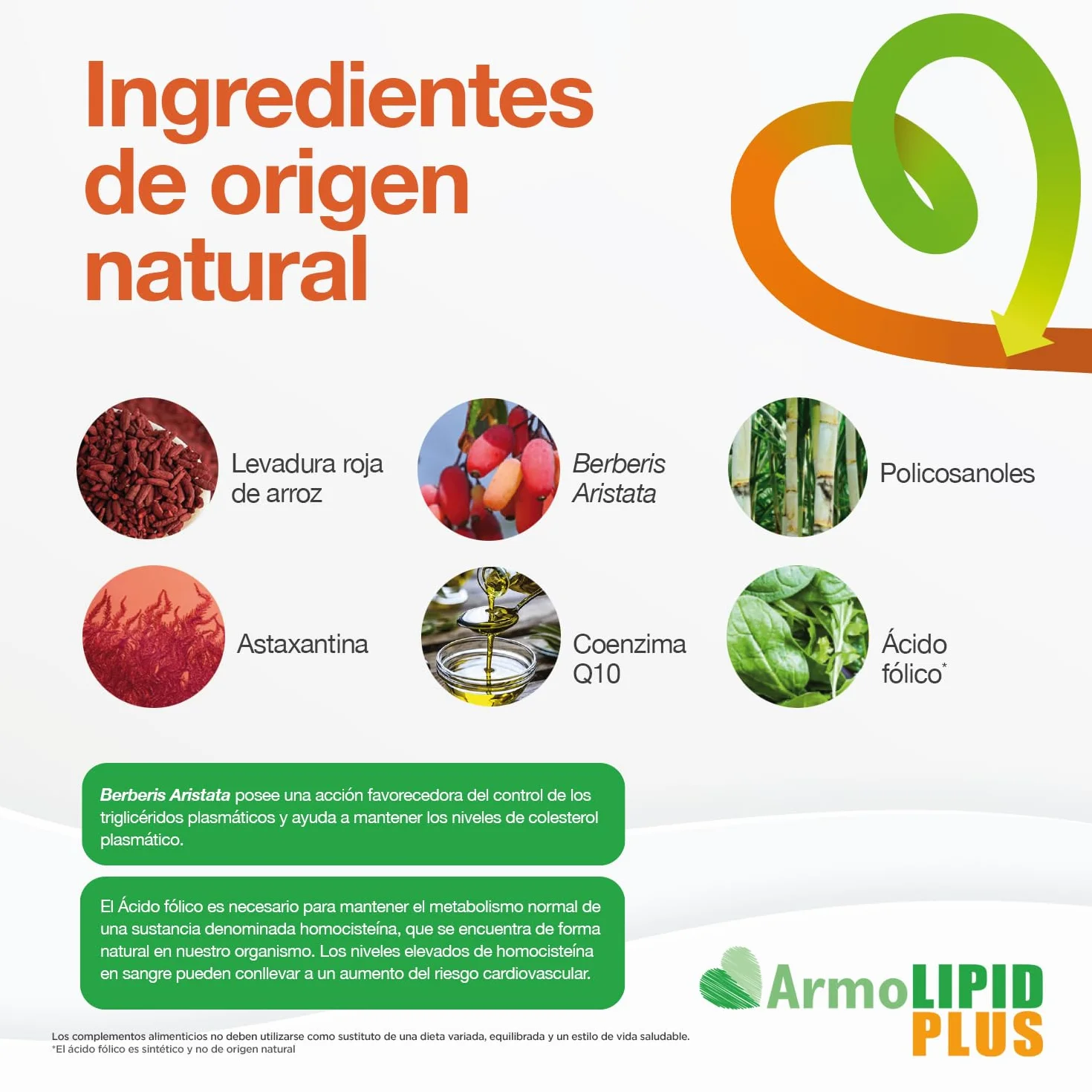 ArmoLIPID PLUS Complemento Alimenticio Control Colesterol Triglicéridos 60 Comprimidos