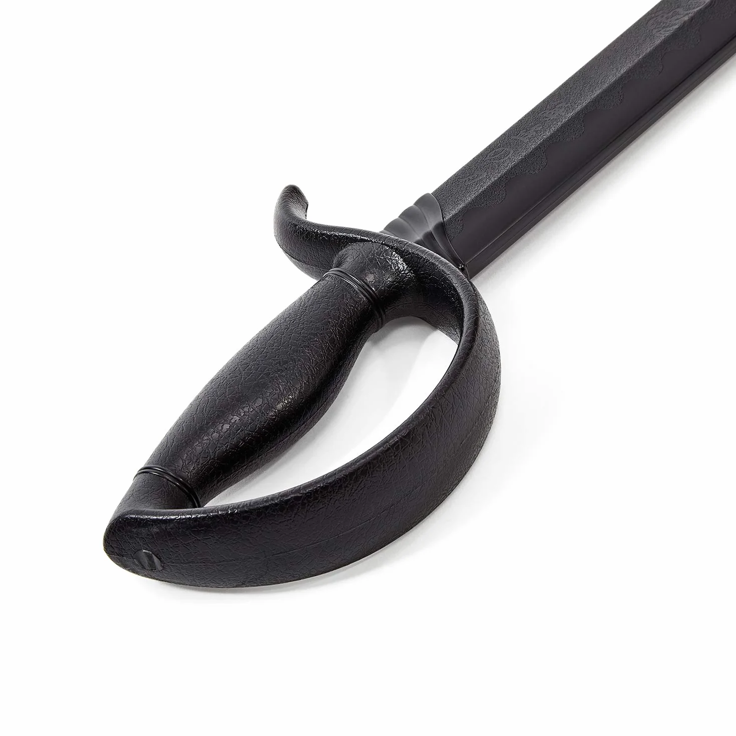 Espada Pirata Cutless Entrenamiento Polipropileno Plástico Negro Artes Marciales