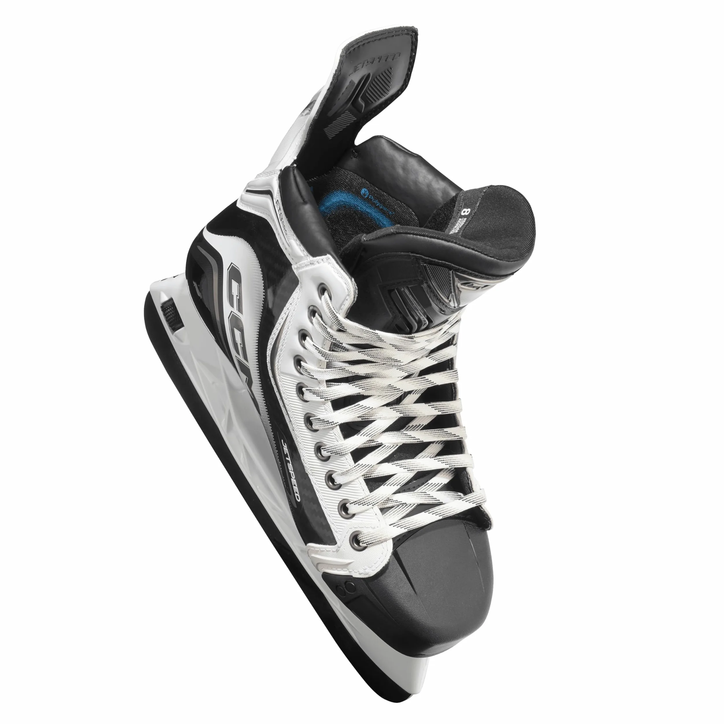 Patines de hielo CCM JETSPEED FT8 PRO White Senior para adultos