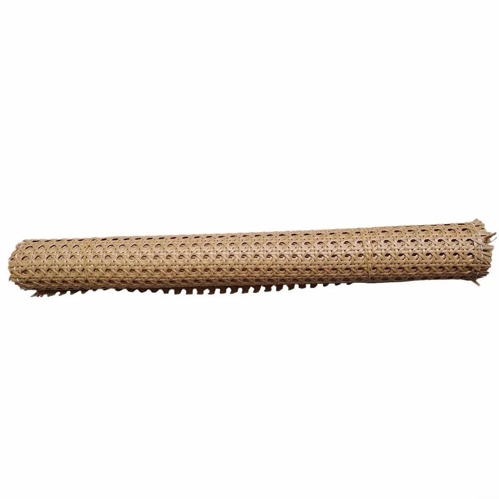 Rollo de malla de ratán, rollo de cincha de caña de ratán natural para muebles, sillas, armarios y techos (50 x 150 cm)