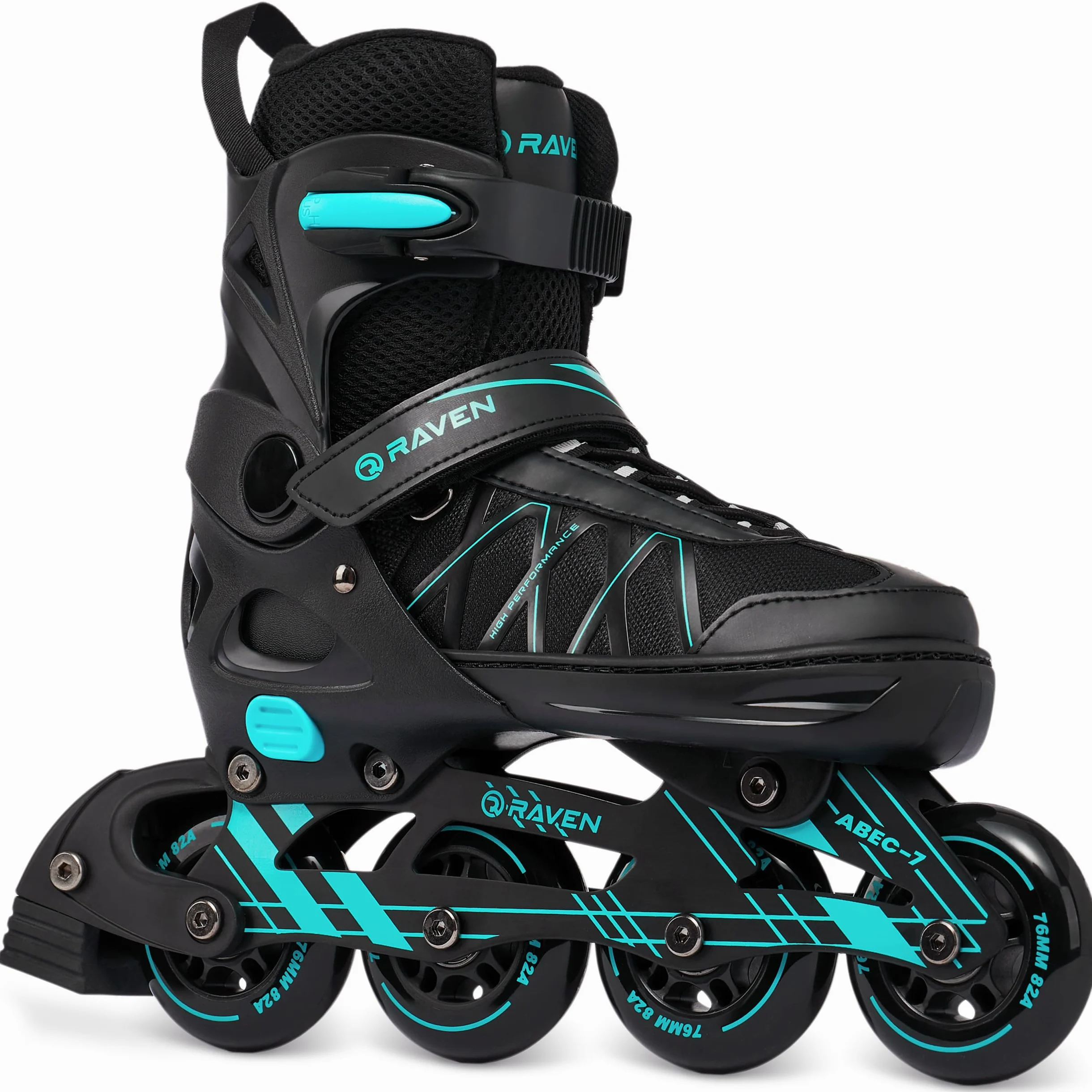 Raven Patines en línea ajustables 2 en 1 Expert con sistema de triple ventilación, rodamientos Carbon Abec7, sistema Trust-Fit