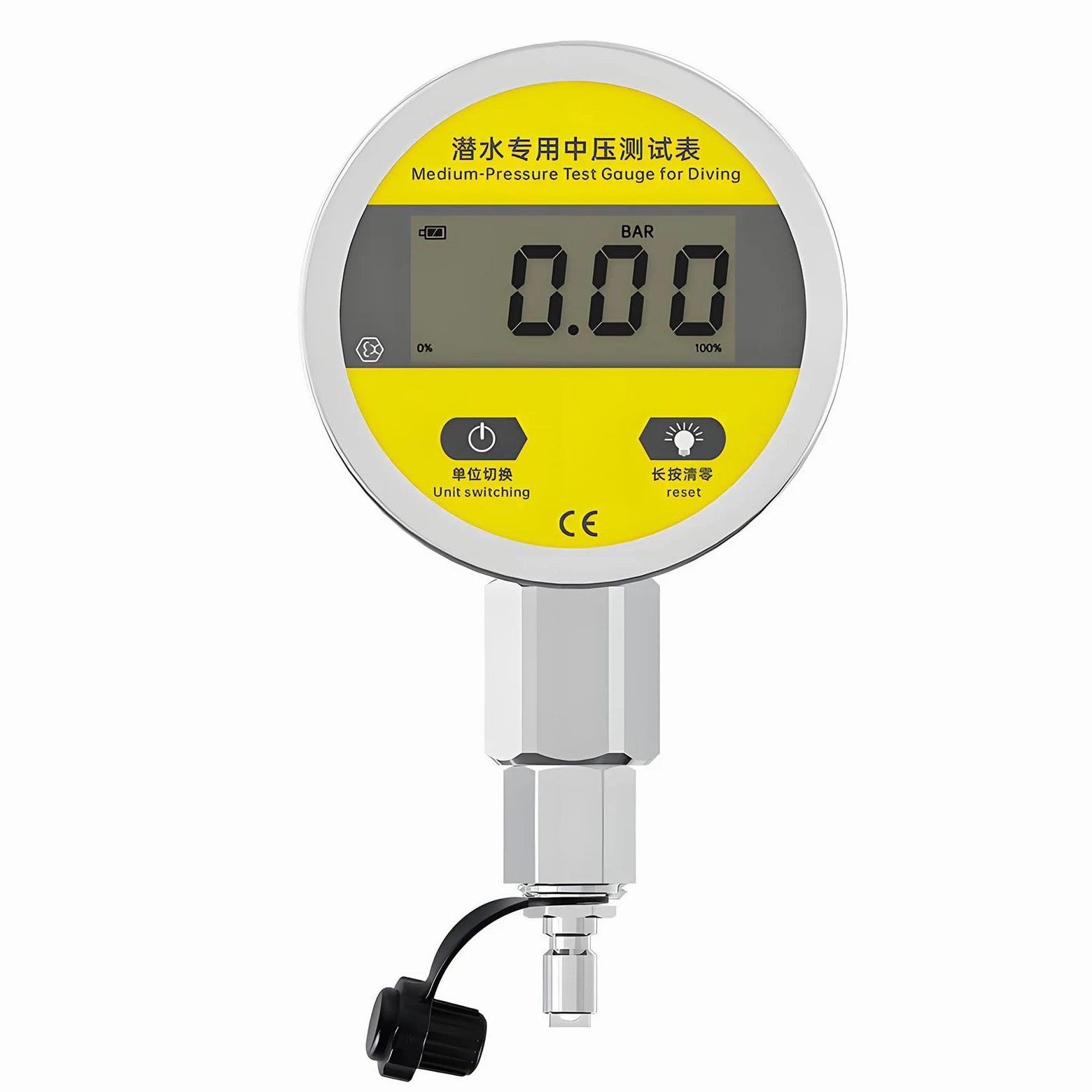 Precisely Scubas - Instrumento de presión de buceo, monitor subacuático, instrumento de buceo profesional, monitor submarino