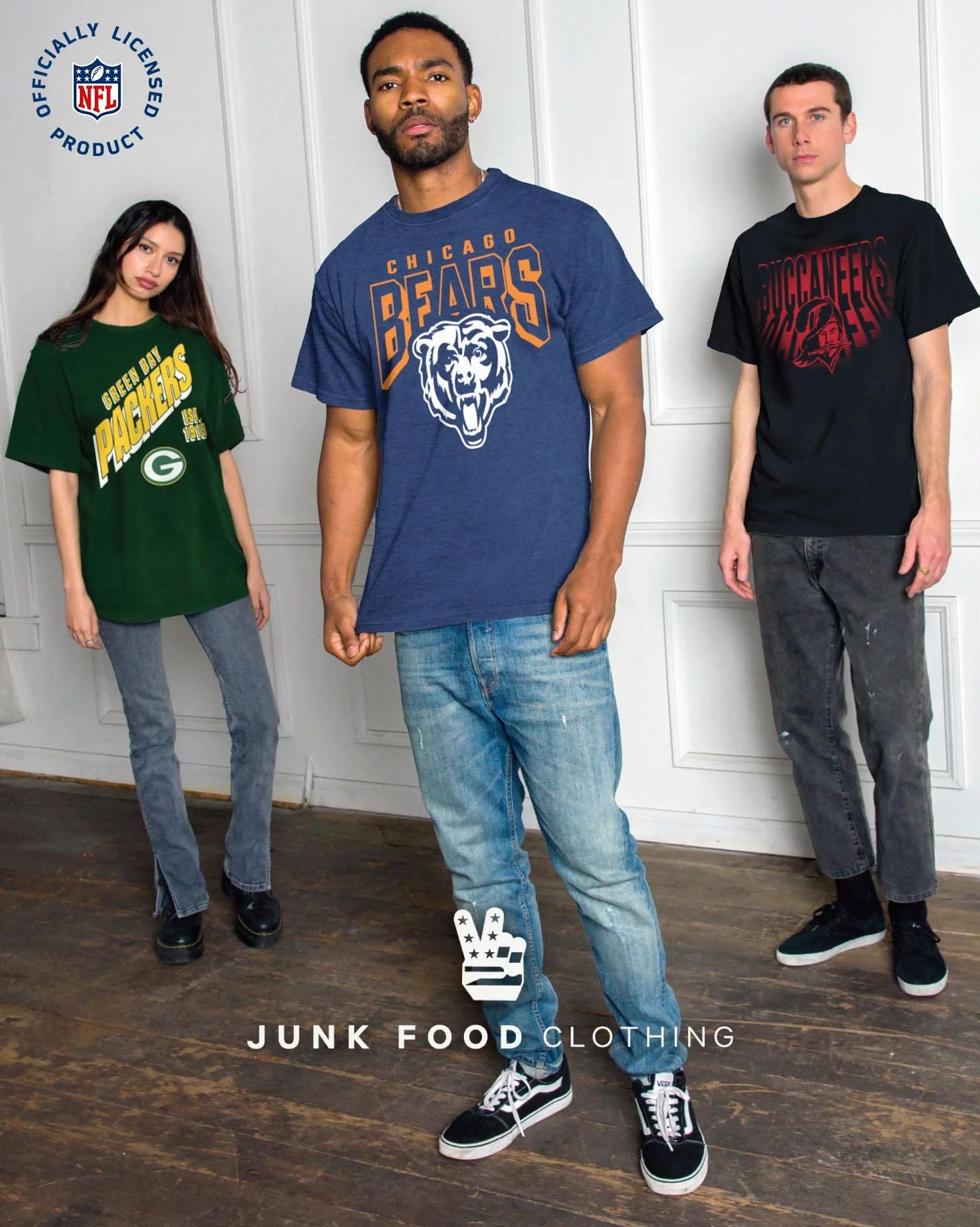 Junk Food Sudadera con Capucha para Hombre Team Helmet NFL (Paquete de 1)