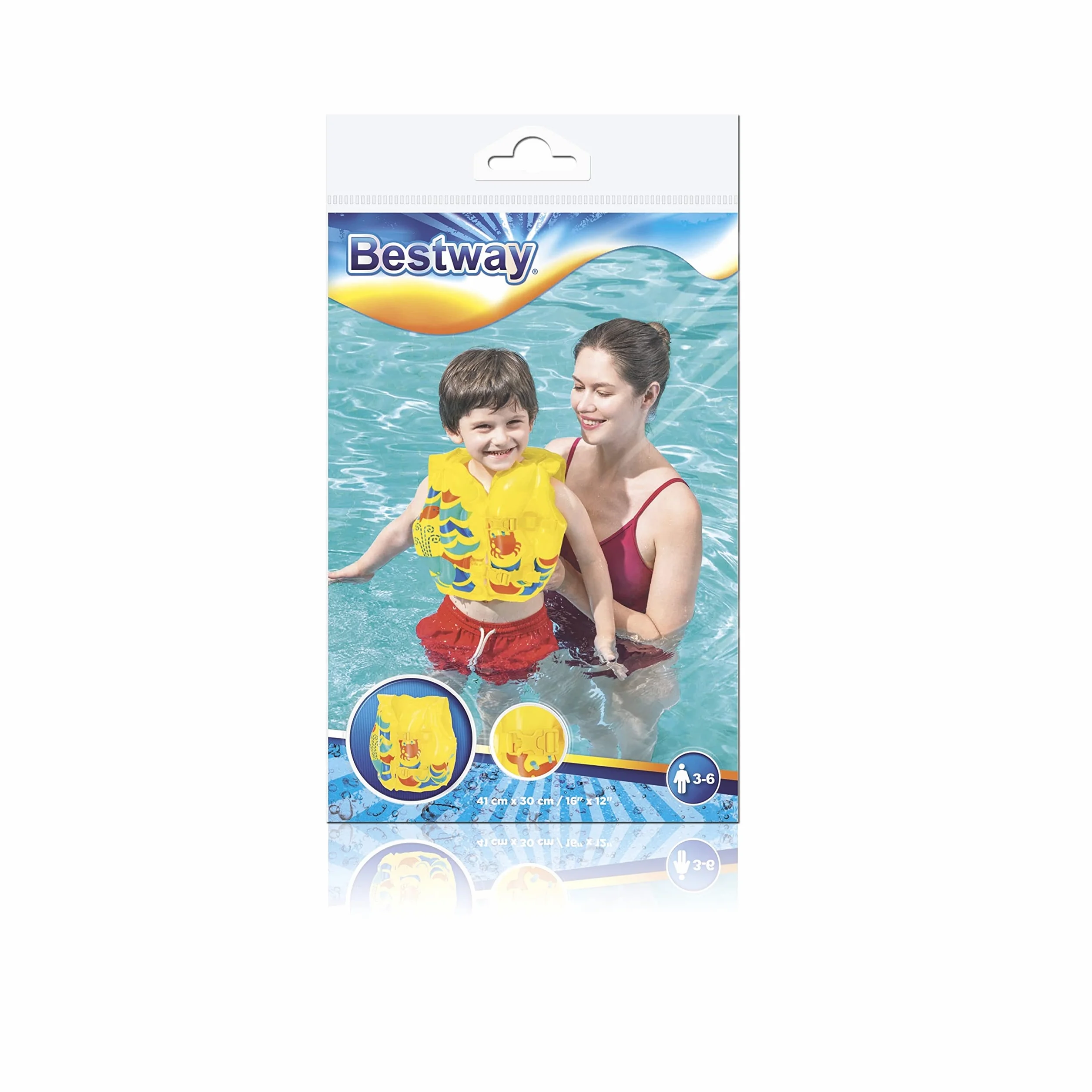 16" x 12"/41cm x 30cm Bermudabay Swim Vest