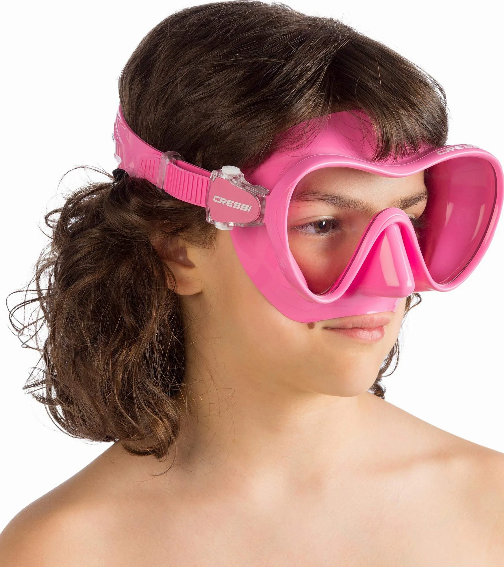 Cressi F1 - Máscara sin Marco o máscara sin Marco + Snorkel Dry Combo Set para Buceo y esnórquel, Talla única, Unisex Adulto