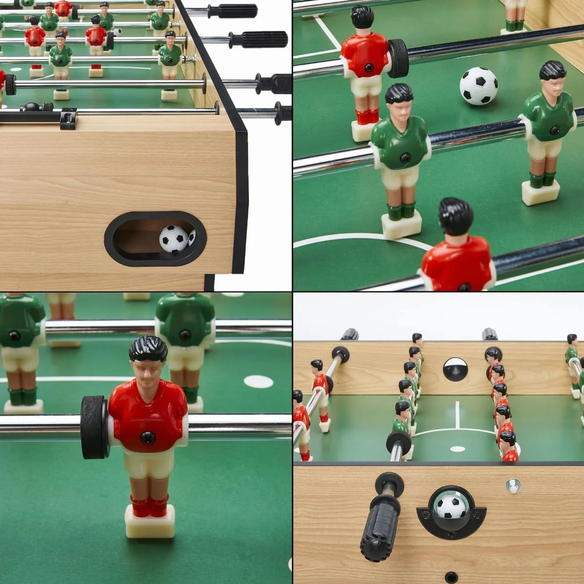 Mesa multijuegos plegable 16 en 1 Kangui para adolescente - Futbolín, ping pong, billar, bowling