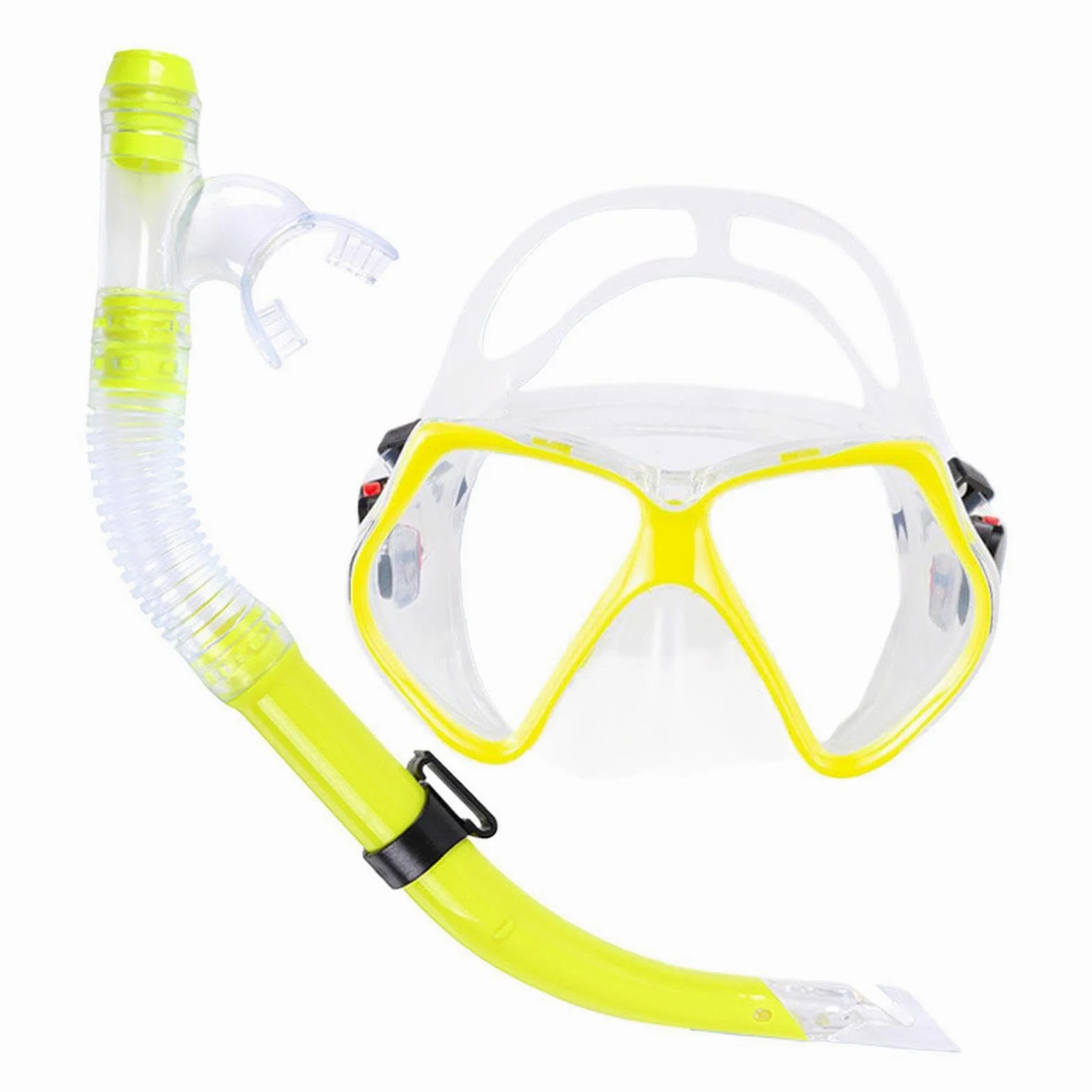 Set Snorkel para Niños Ajustable Antifugas Visión Panorámica | Gafas snorkel y equipo natación viaje Para Hombres, Mujeres, Jóvenes, Niños, Viajes al Aire Libre, Playa, Mar, Verano, y