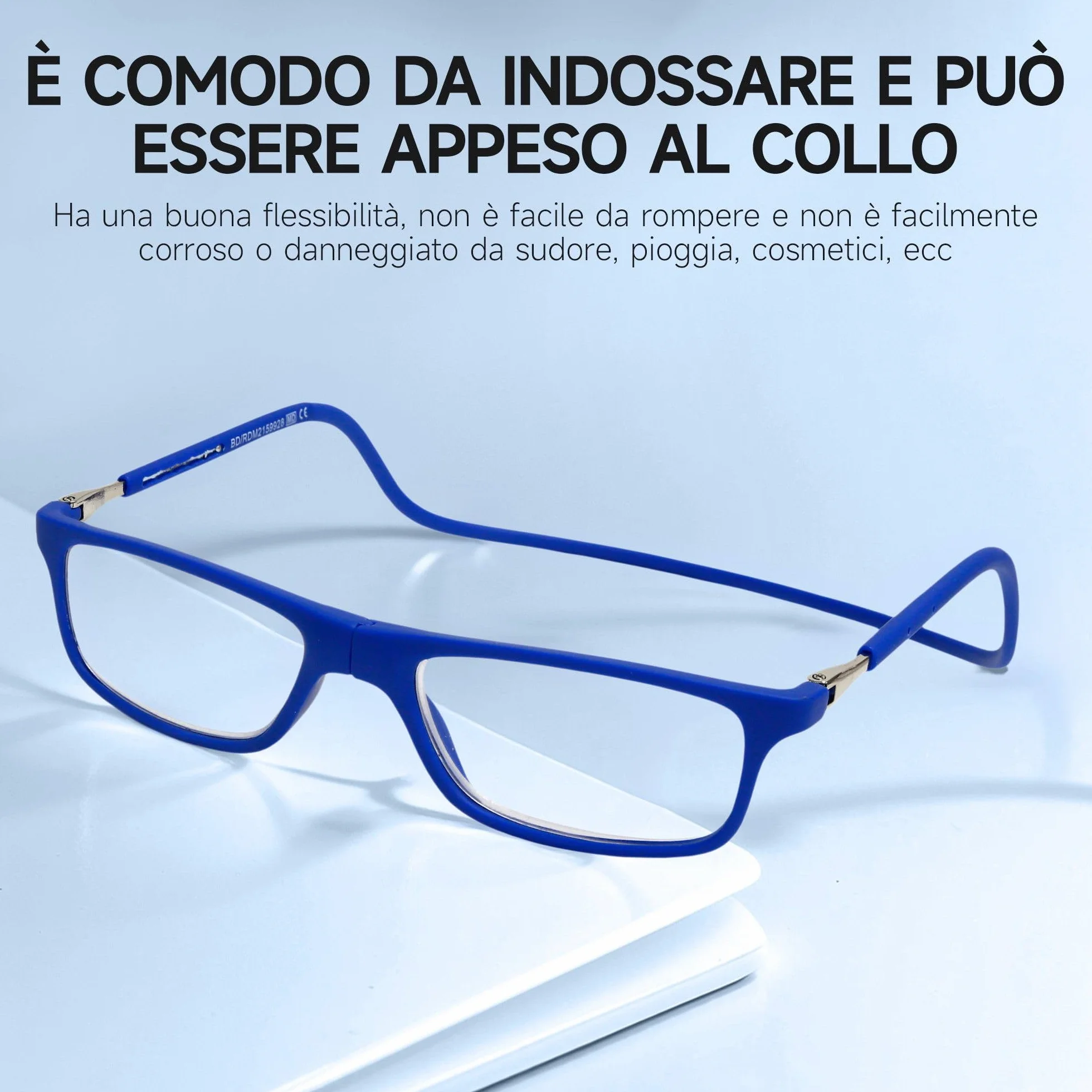 NEW VISION Gafas Presbicia Hombre 2 PACK, Cierre Imán, Longitud Ajustable, Gafas de Lectura, NV2904