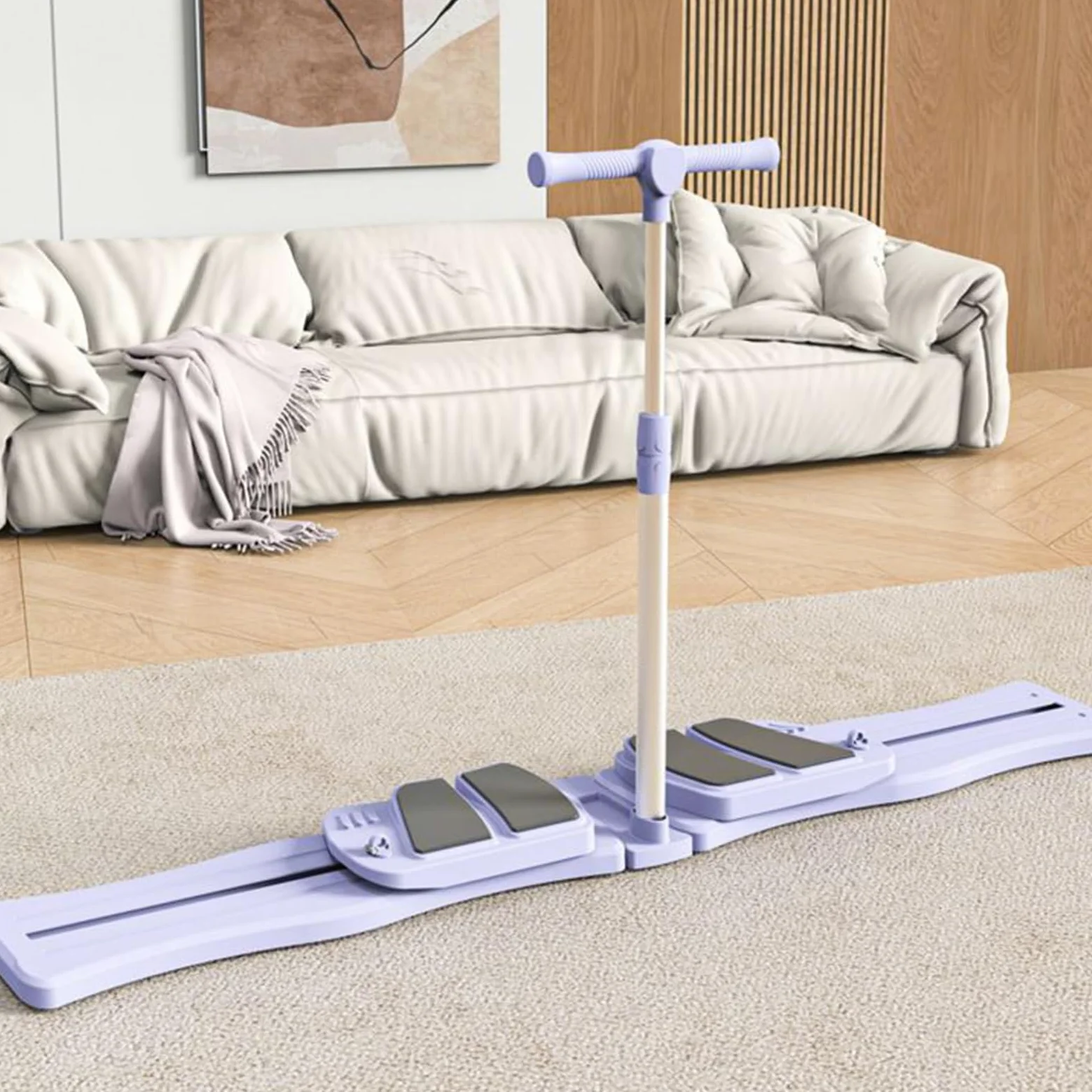 Tabla para Pilates Reformer, Tabla de Ejercicios Abdominales, Accesorio Gimnasio Portátil y Resistente, Equipo Entrenamiento Abdominales Antideslizante Ergonómica