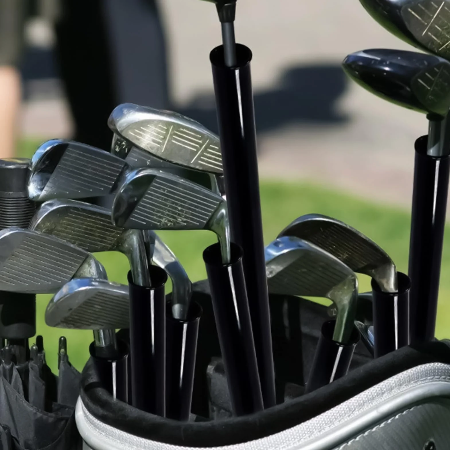 Generisch Mangueras de golf – Mangueras para bolsas de golf, raquetas, separadores, divisores, material de PVC, insertos de balle, accesorios para carro, palos de golf, golfistas de hombre