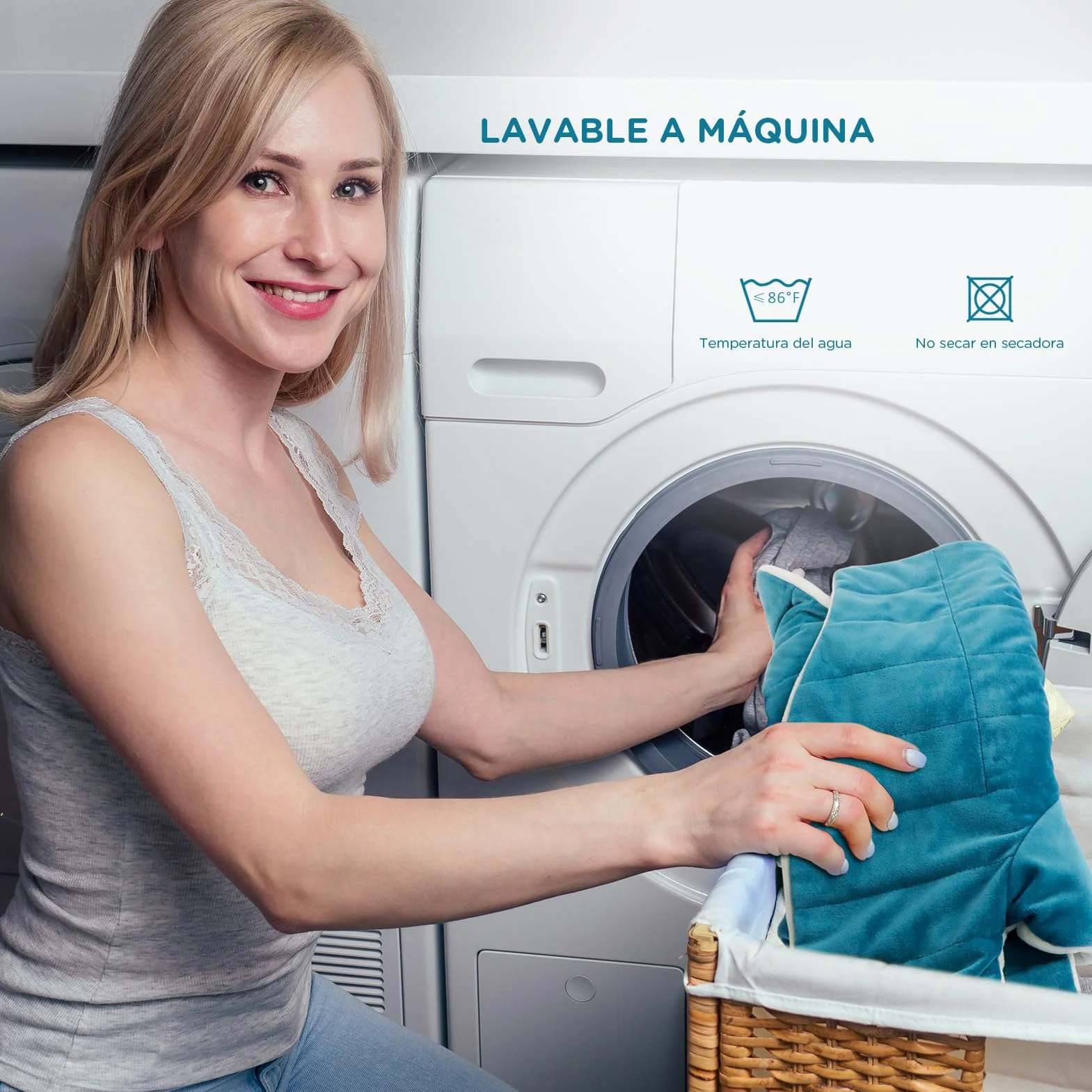 Comfytemp Almohadilla Térmica Cuello, 9 Niveles de Calor, 11 Temporizador, Apagado Automático, Lavable