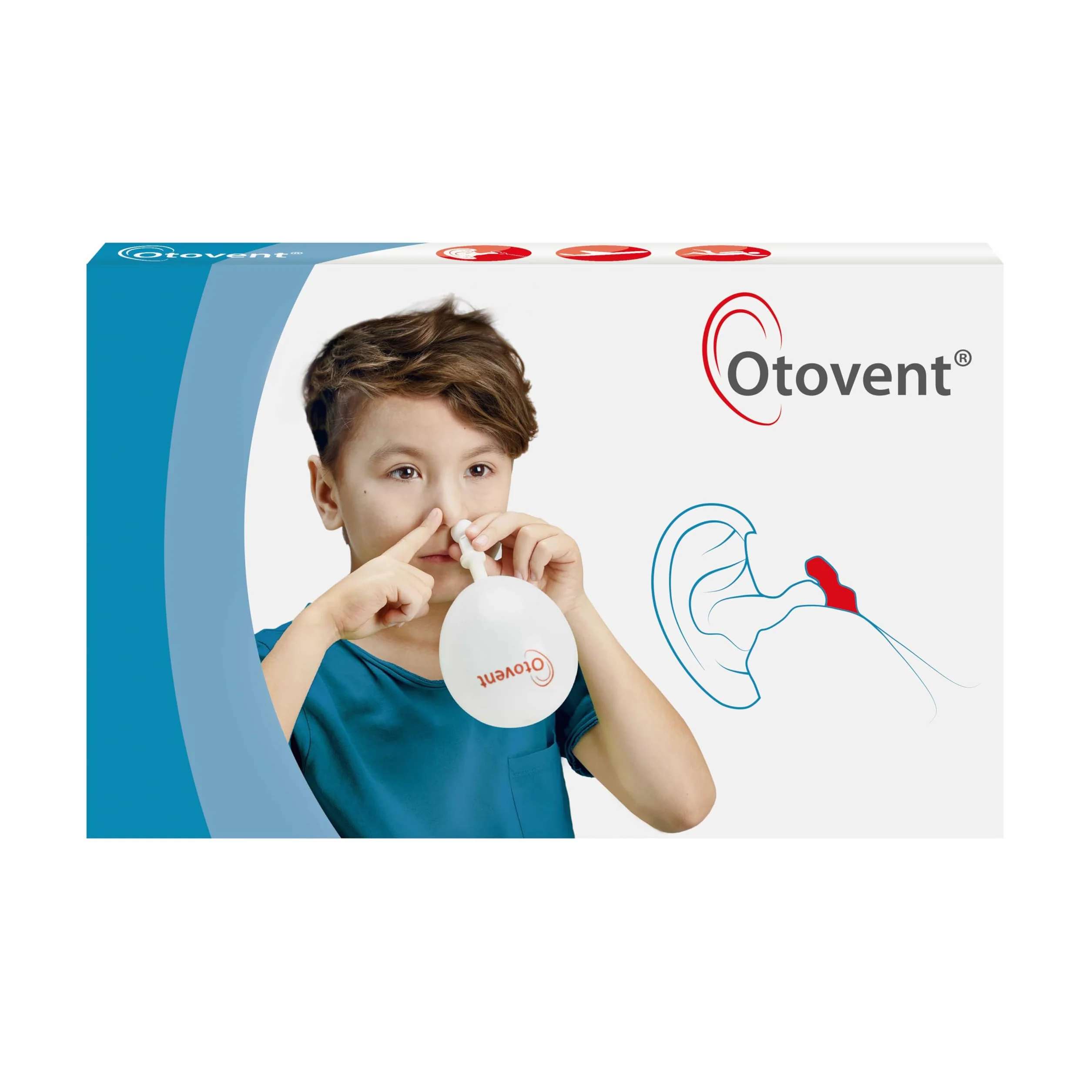 Otovent-System Kombipackung mit Nasenstück, Membranen und Einsatz, 1 sztuka