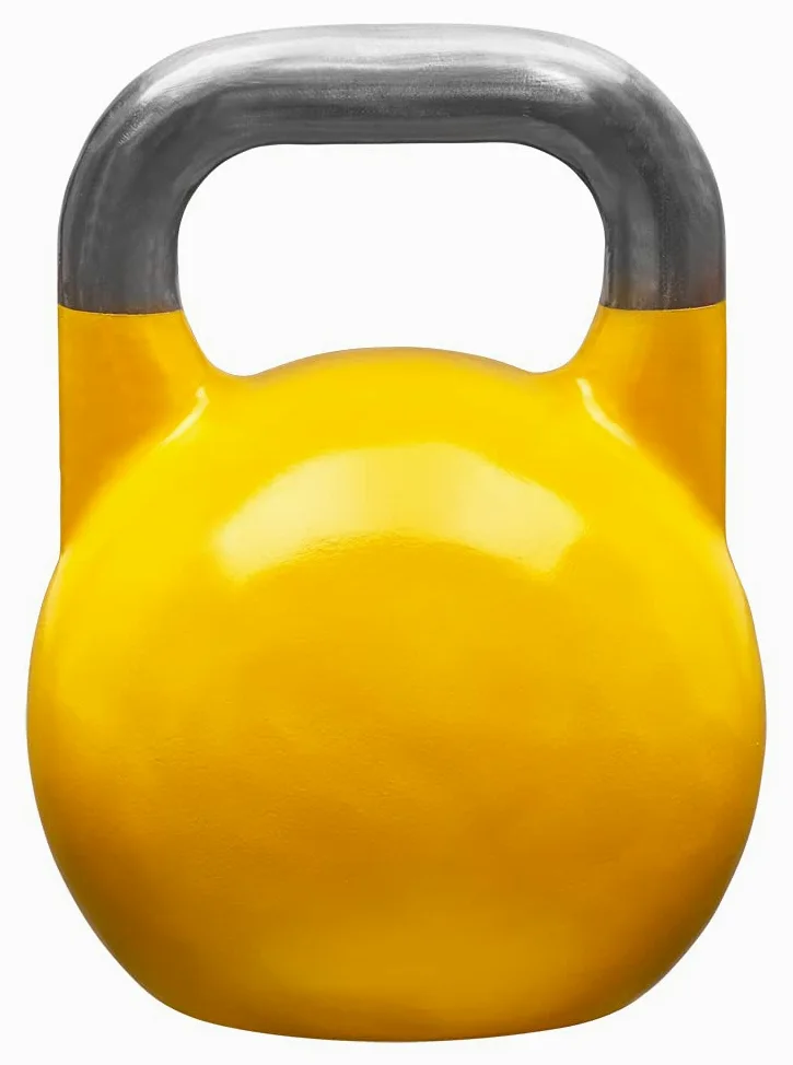 Bad Company Pesa rusa de competición I de acero, pesas rusas para entrenamiento en diferentes niveles de peso, 8-40 kg