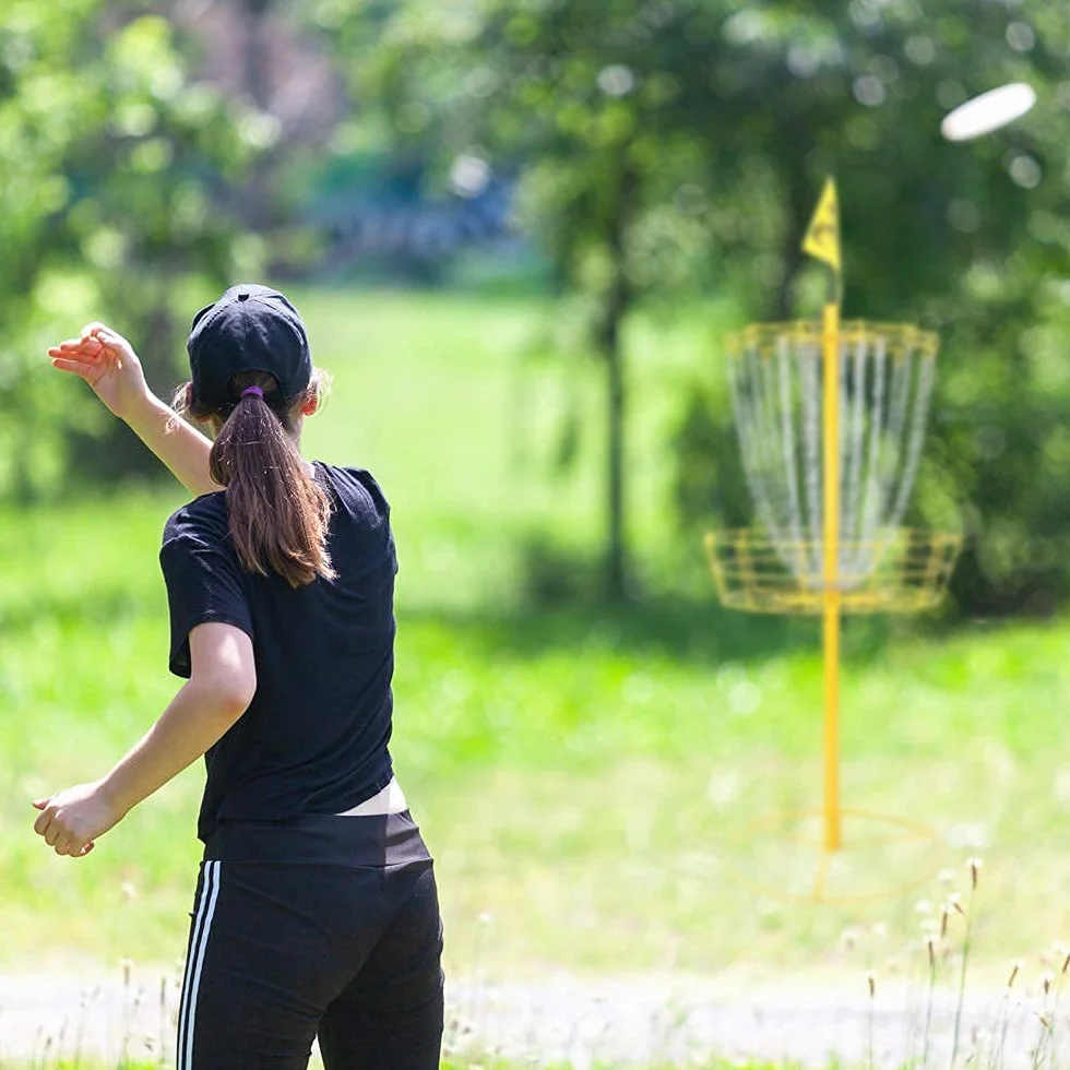 The Hive Disc Golf Practice Basket Double Chains