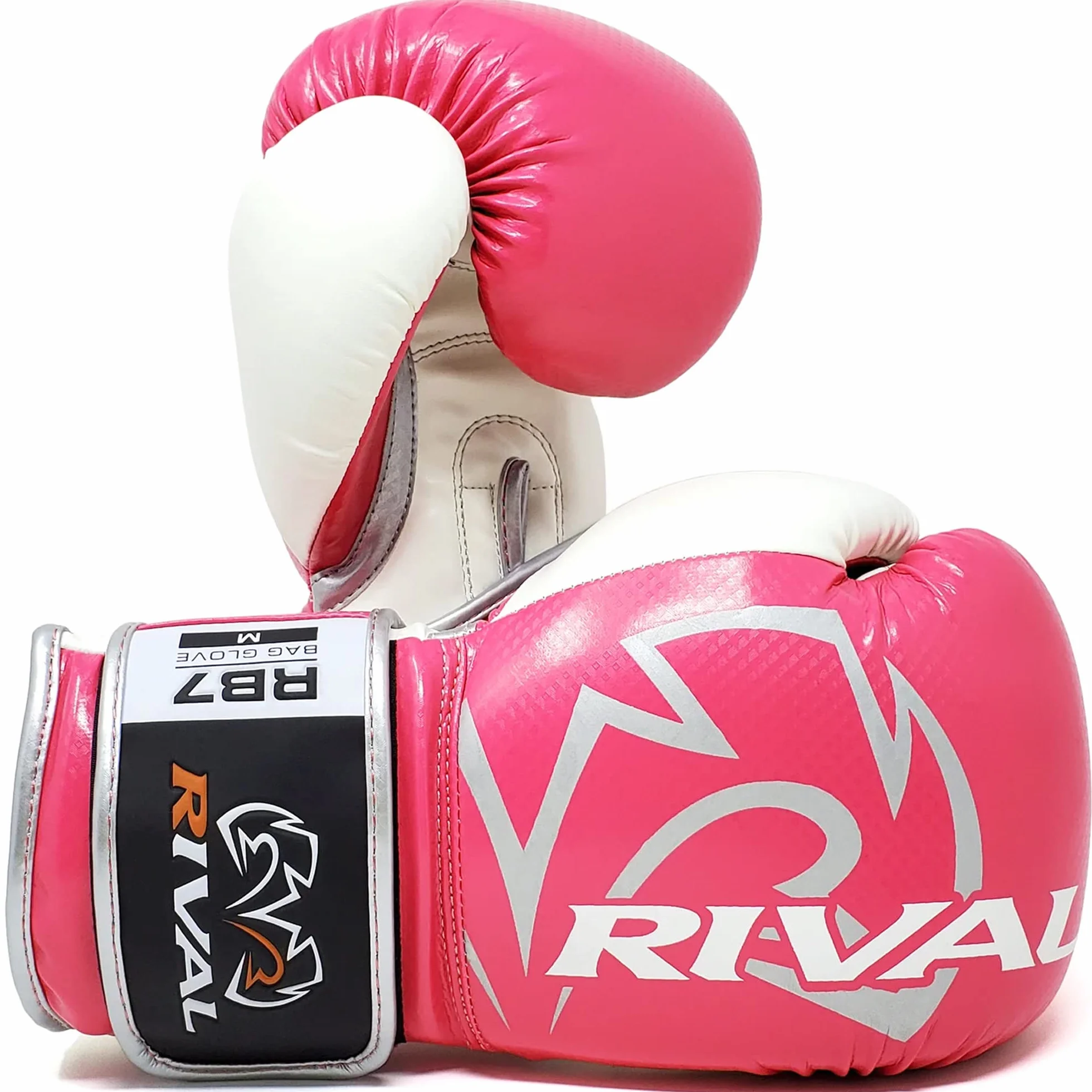 Rival boxing-rb7 Fitness y guantes de boxeo, Rosado/Blanco