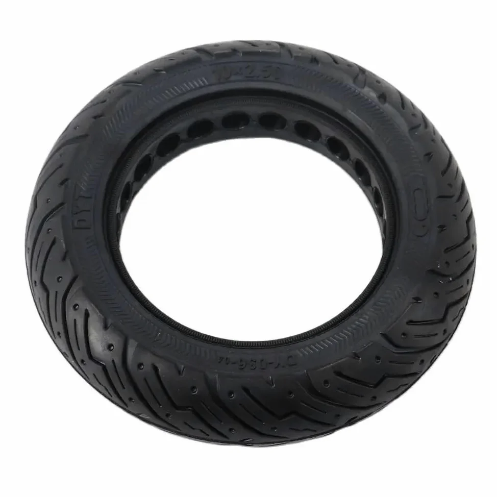 Neumático para Patinete eléctrico Neumático Macizo de 10 Pulgadas 10x2,5 10x2,50 Neumático Macizo no neumático para Patinete eléctrico Piezas para Ruedas eléctricas de Coche de Equilibrio Rueda para