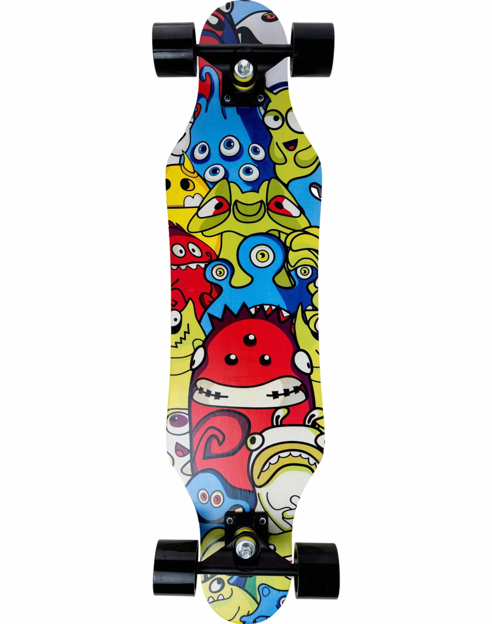 Longboard Cruiser 80cm Doodles Rodamientos ABEC-7 Carving Cruising