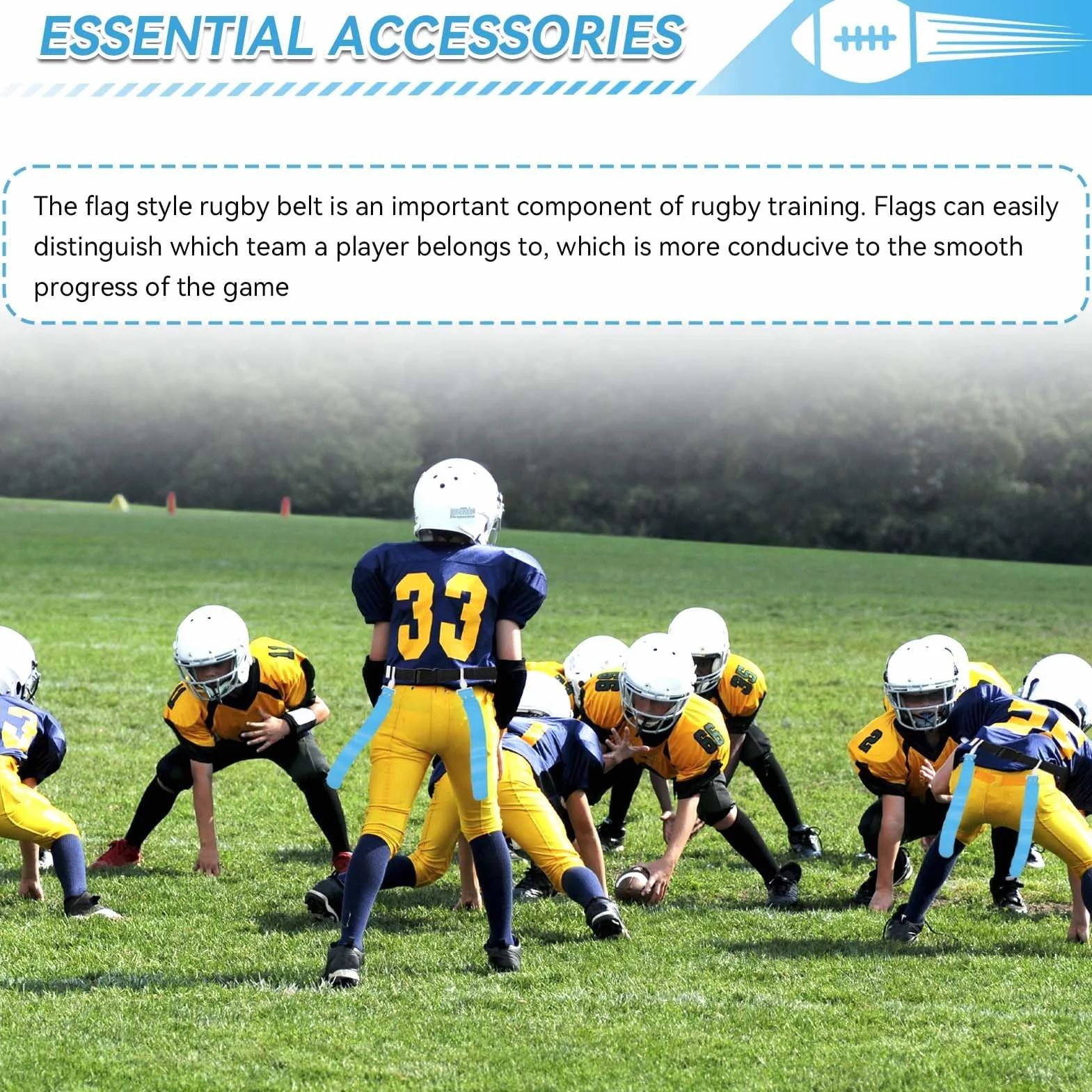 HERCHR Bandera De Cintura, 5 Piezas Cinturones De Fútbol con Bandera De PP Juego De Fútbol con Bandera Ajustable Juego Deportivo De Carrera Bandera De Cintura para Equipos De Entrenamiento