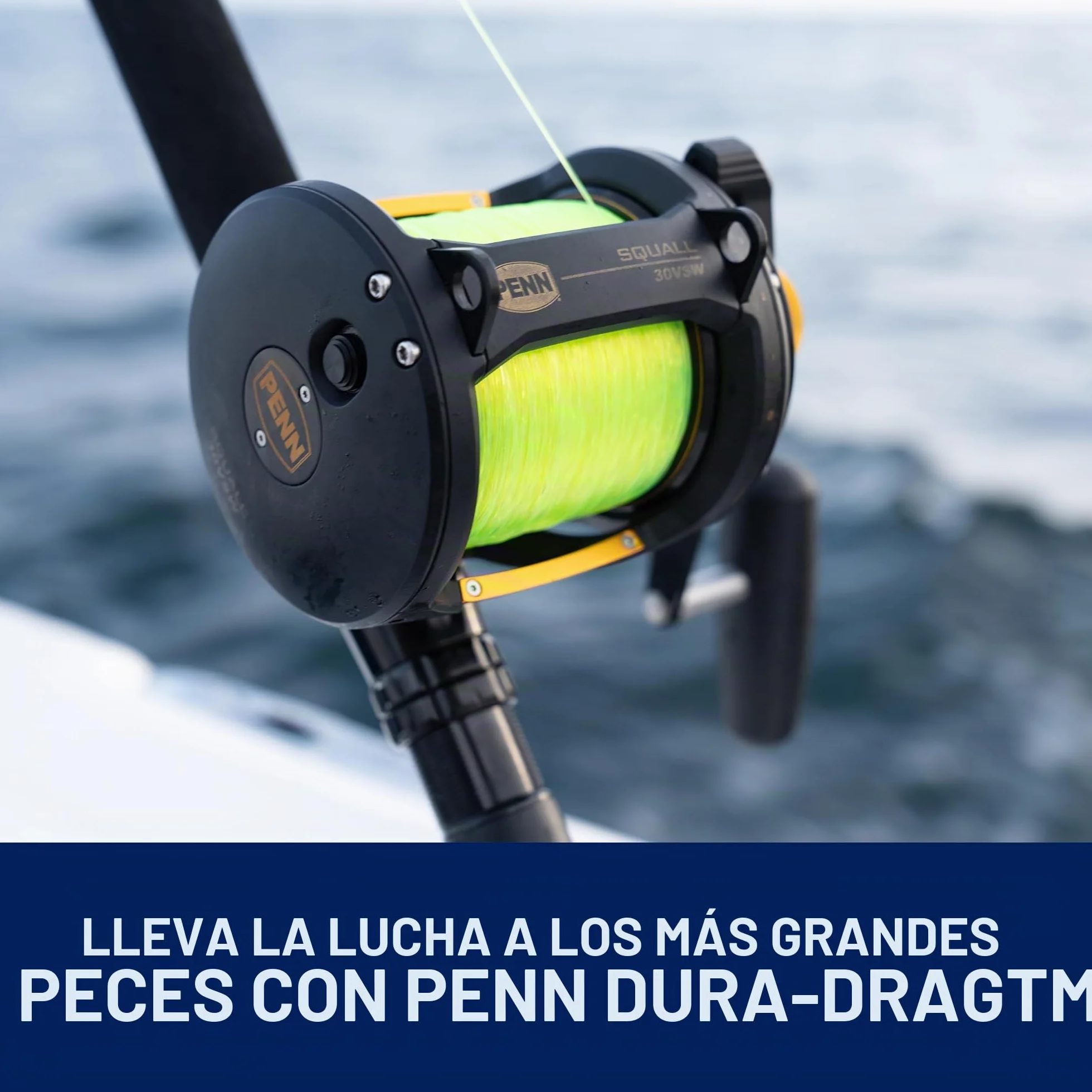 Penn Squall - Carrete de Pesca (2 velocidades)