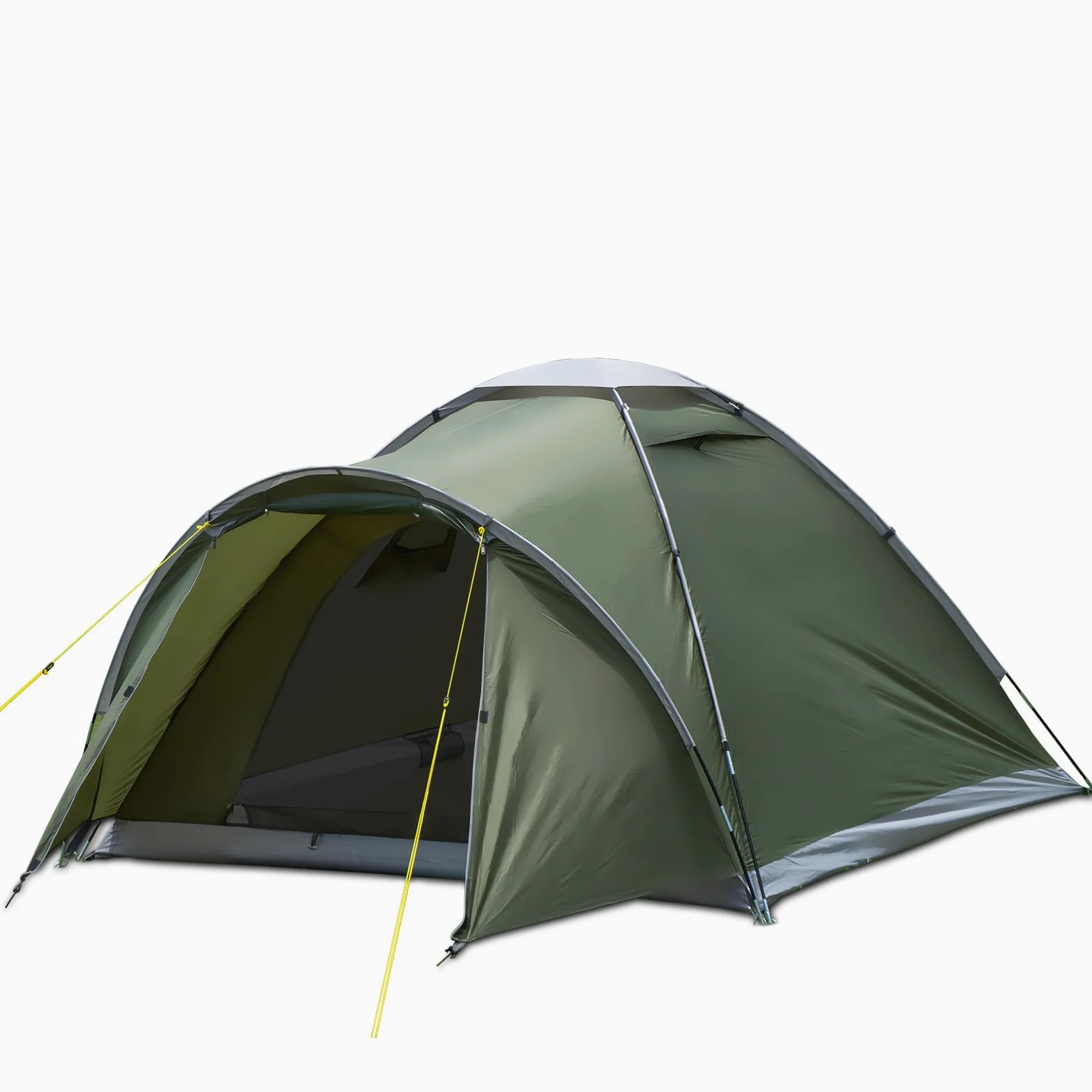 Tienda de Campana con Lobby Tiendas de Mochila Impermeables PU5000 Tienda de Campana Ultra Ligera 3-4 Estaciones para 2-4 Personas Trekking Viaje de Motocicleta Festival
