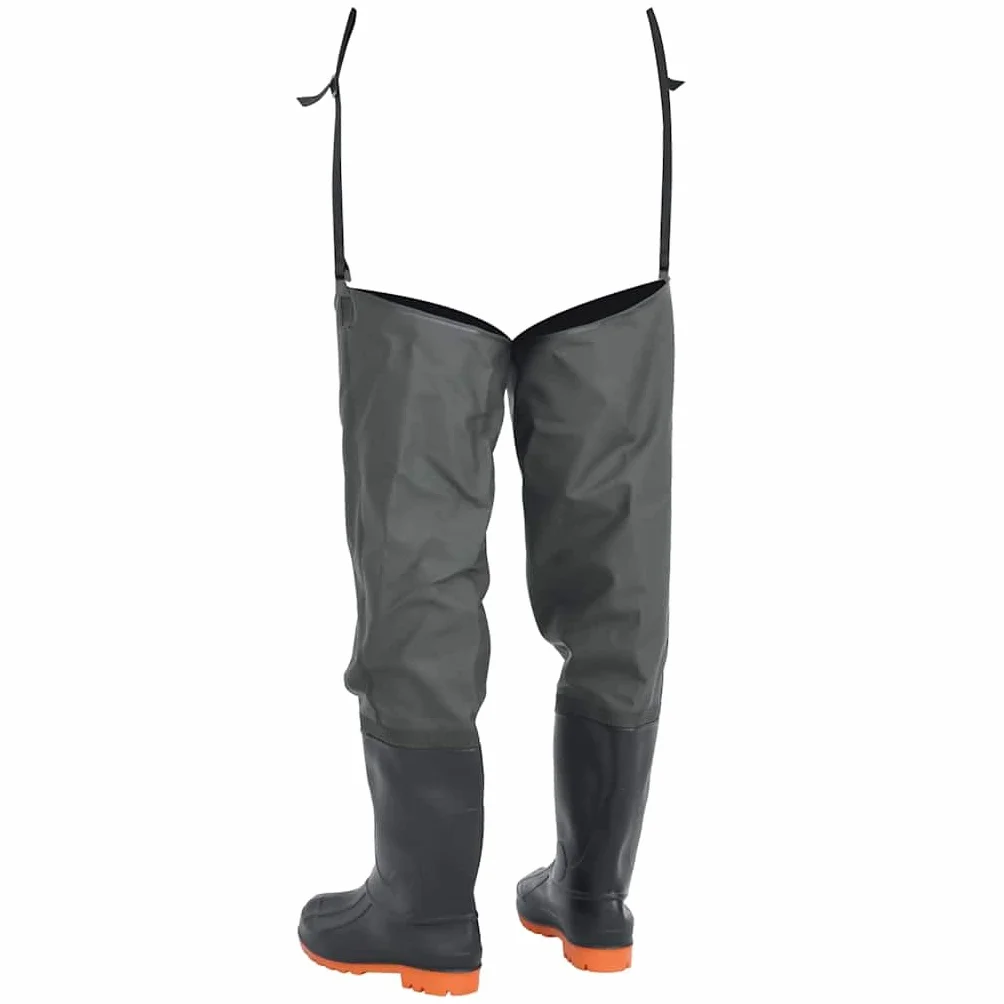 Botas Altas de Agua de Pesca Verde Oscuro Talla 45