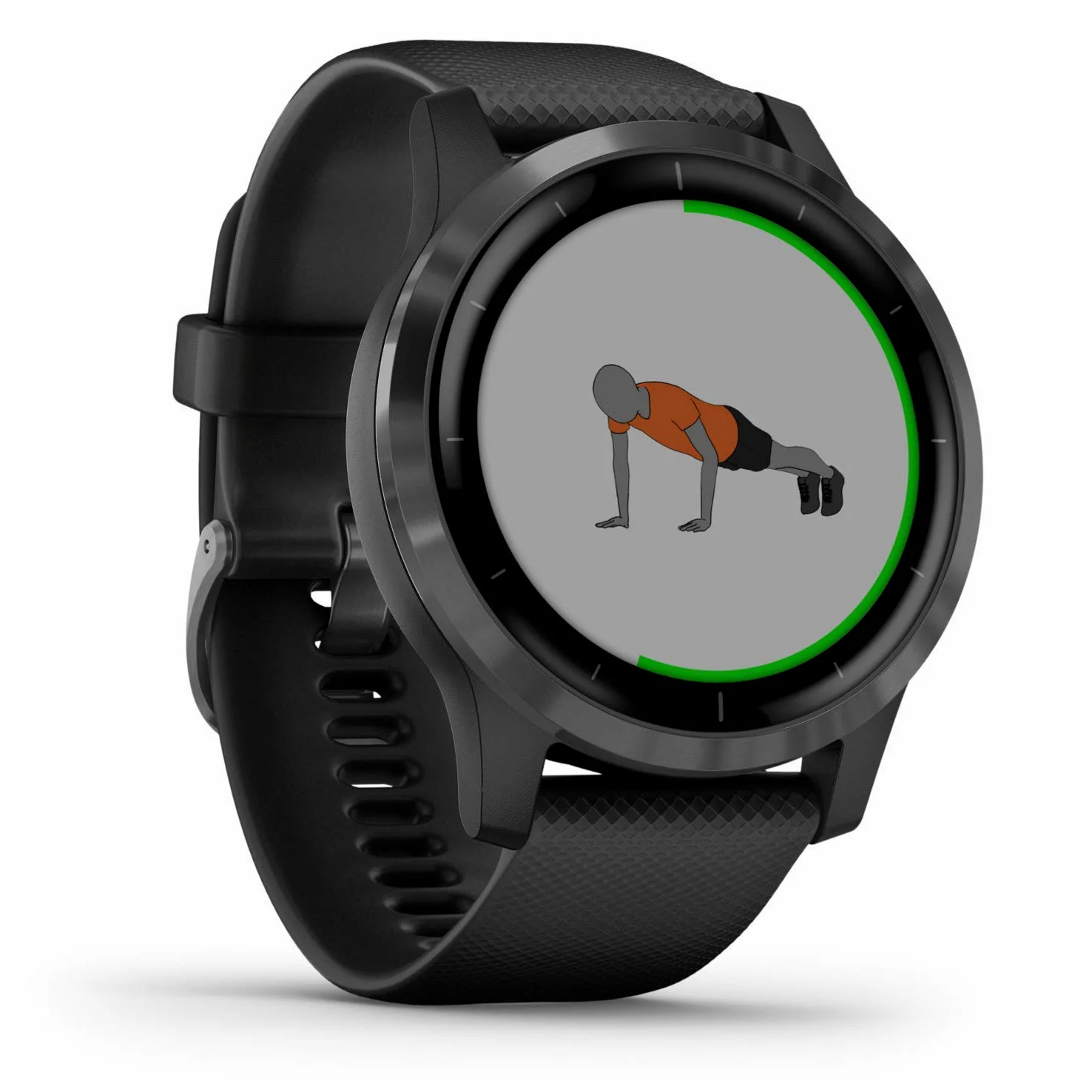 Garmin Vivoactive 4 - Reloj Inteligente con GPS y Funciones de Control de la Salud Durante Todo el día, Color Negro (Reacondicionado)