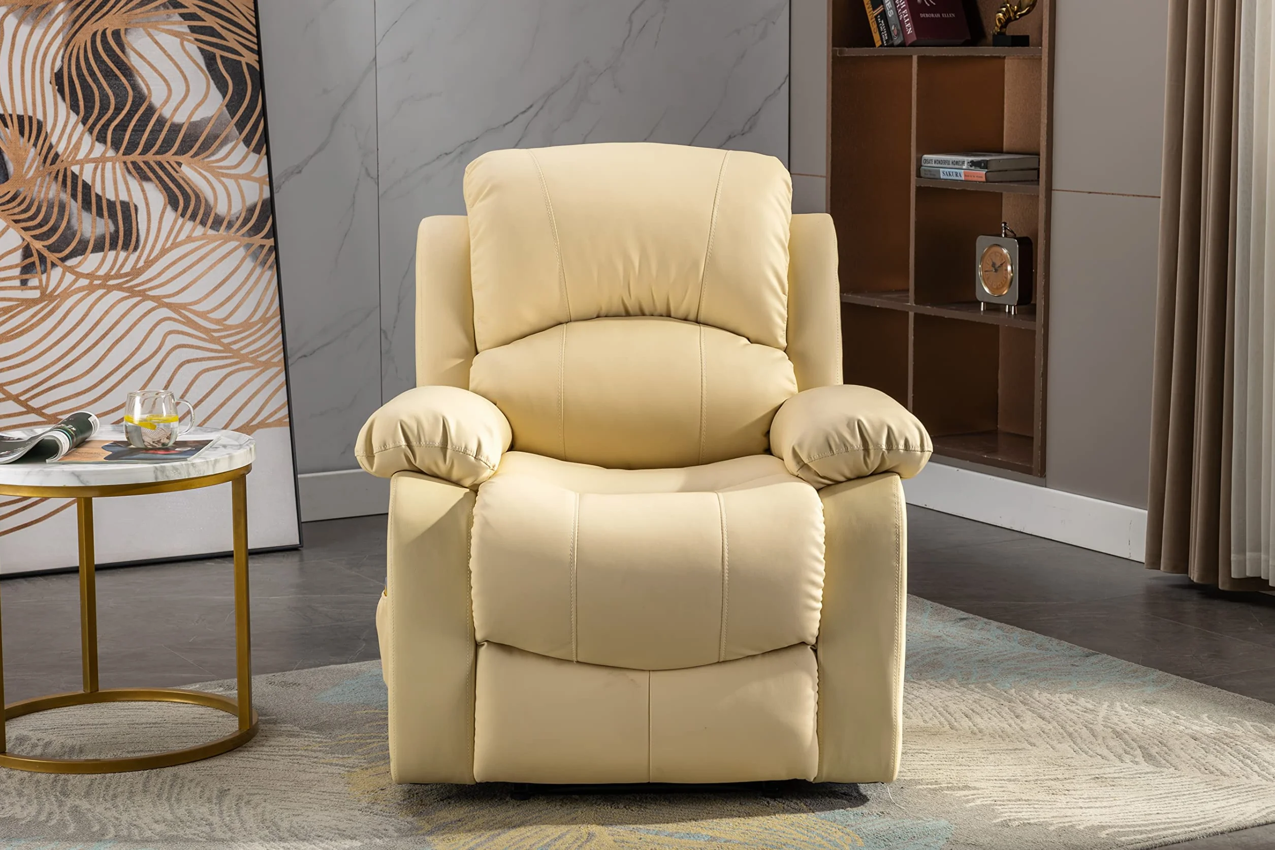 Sillón Relax Astan Hogar Ramón AH-AR30910CR con Reclinación Manual, Masaje y Termoterapia