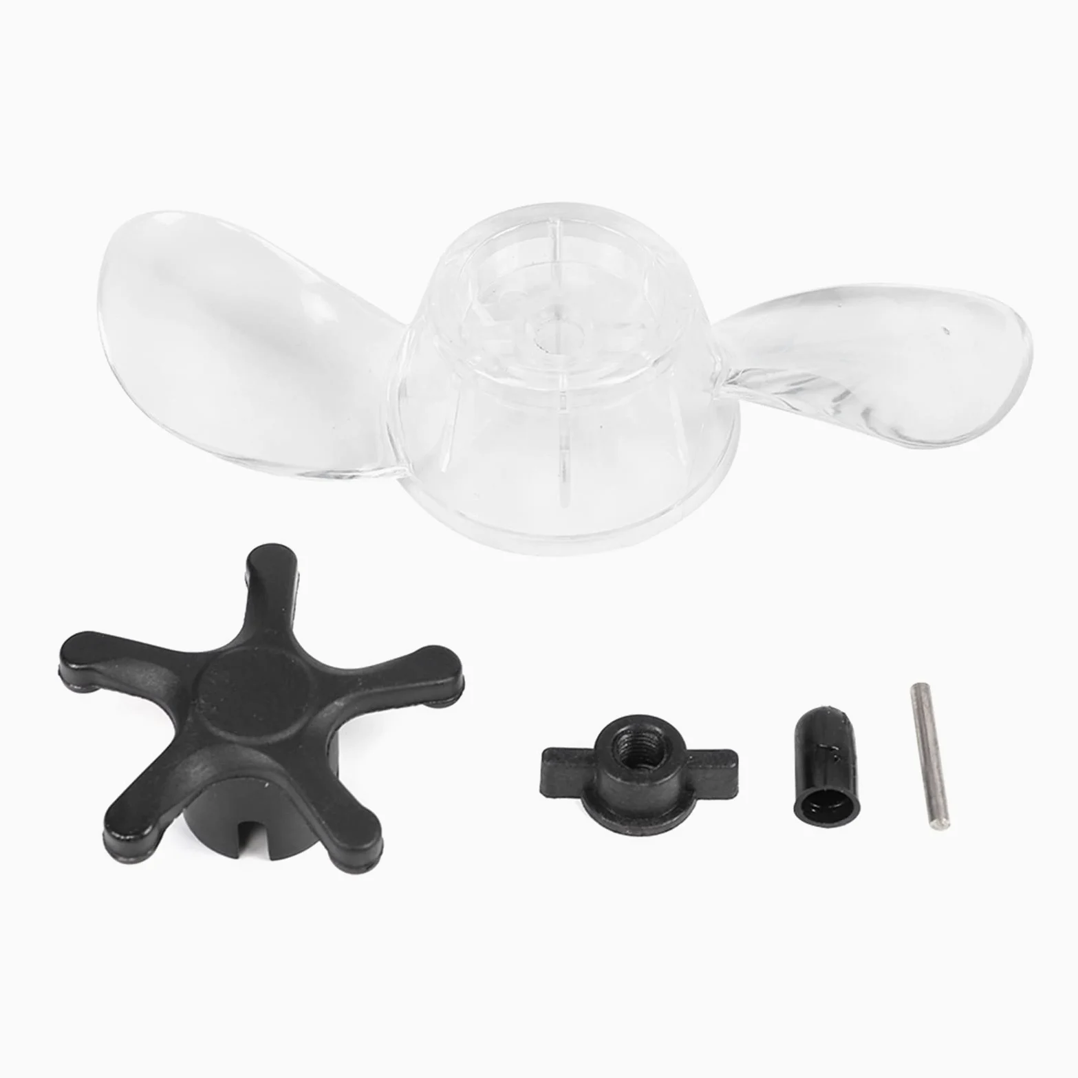 Motor de Trolling de Kayak Liviano, Control de Alta Velocidad/baja Velocidad, Hélice sin Malezas de 2 Cuchillas, Diseñada para Bote Inflable - Soporte Eléctrico