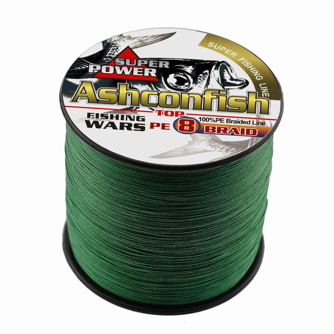 Ashconfish Braided Fishing Line-8 Strands Super Strong Fishing Wire 2000M/2187Yards-Abrasion Resistant Braided Lines-Incredible Superline-Zero Stretch-Superfine Diameter