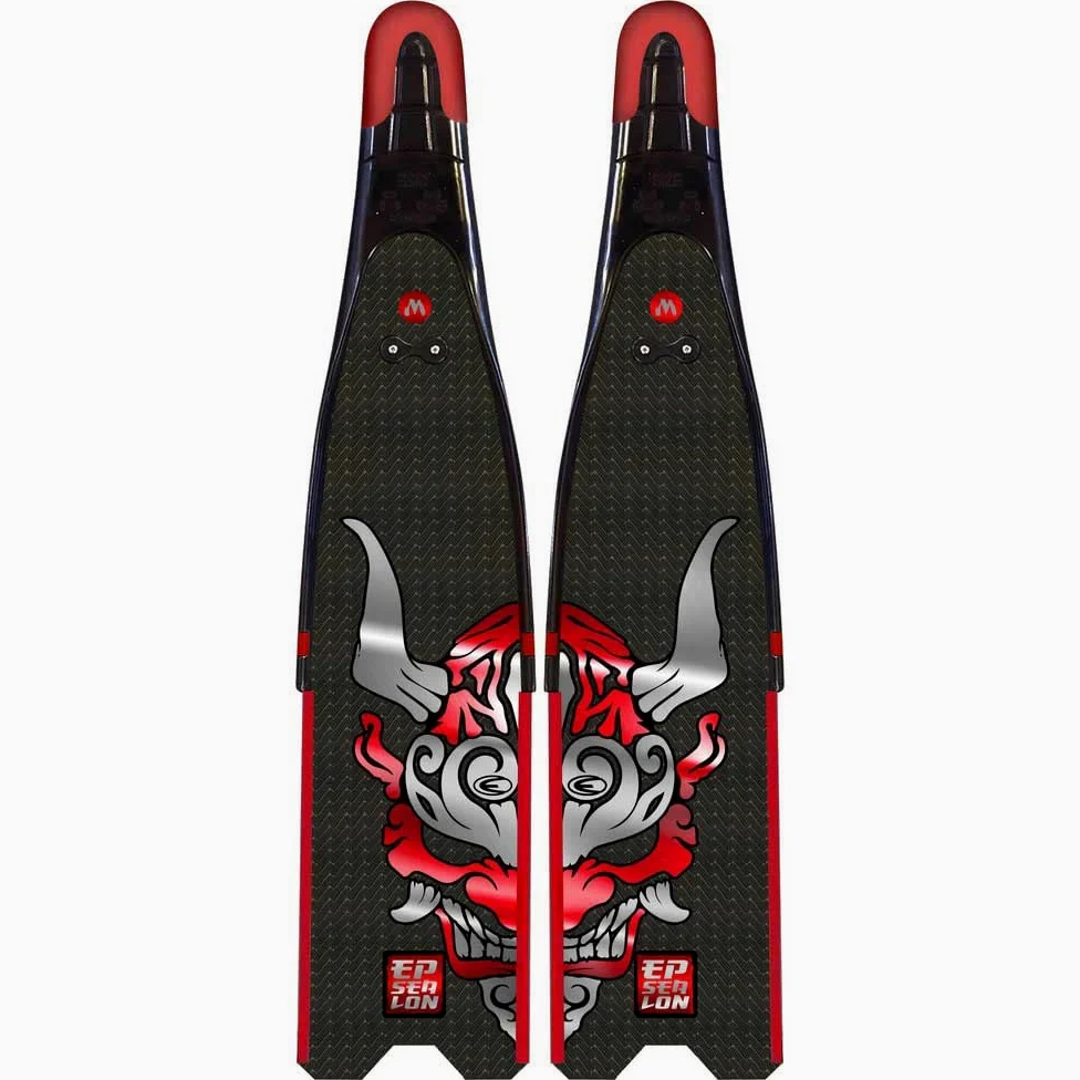 EPSEALON - Aletas Umibozu - Dureza dura - 100% carbono calidad "Mitsubishi Chemical Carbon Fiber & Composites"