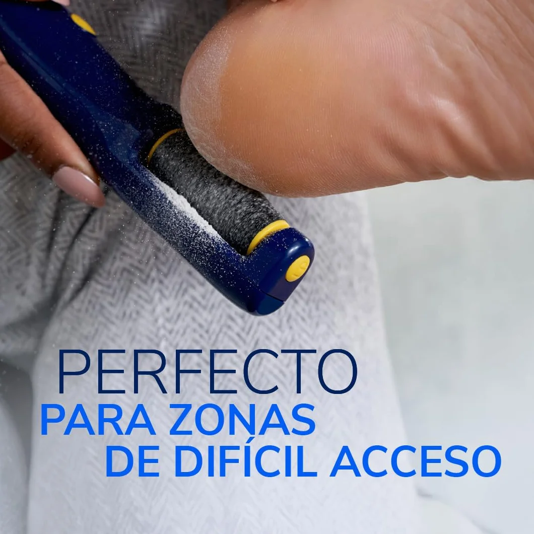 Dr. Scholl's Lima eléctrica pedicura exfolia elimina durezas callos suaviza pies pule suavidad viajes pilas AAA