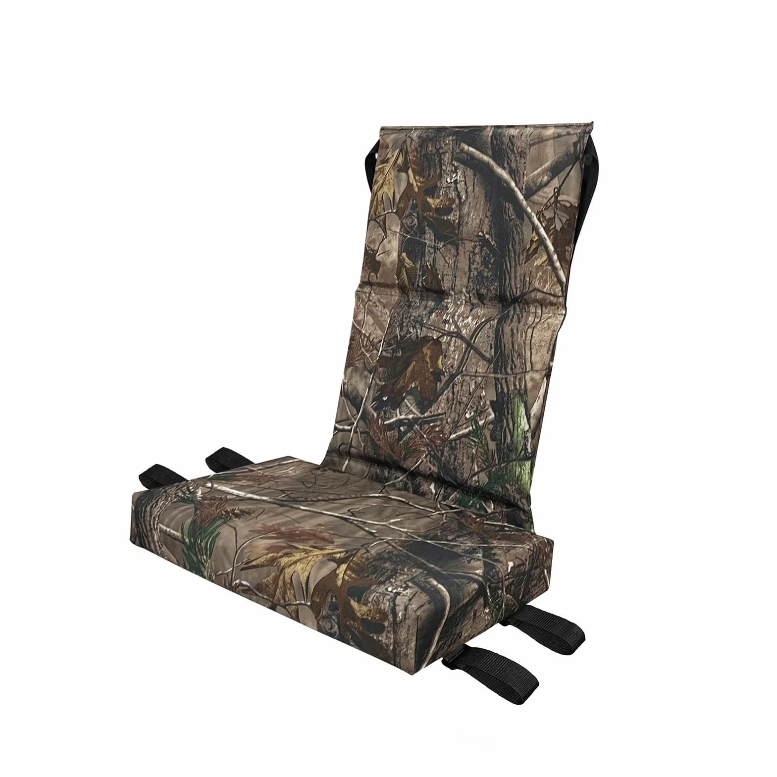 Asiento con soporte de escalera | Asientos Treestand de repuesto con correa ajustable | Almohadillas universales para rieles de asiento y árbol, accesorios de caza para soportes de escaleras y bloqueo