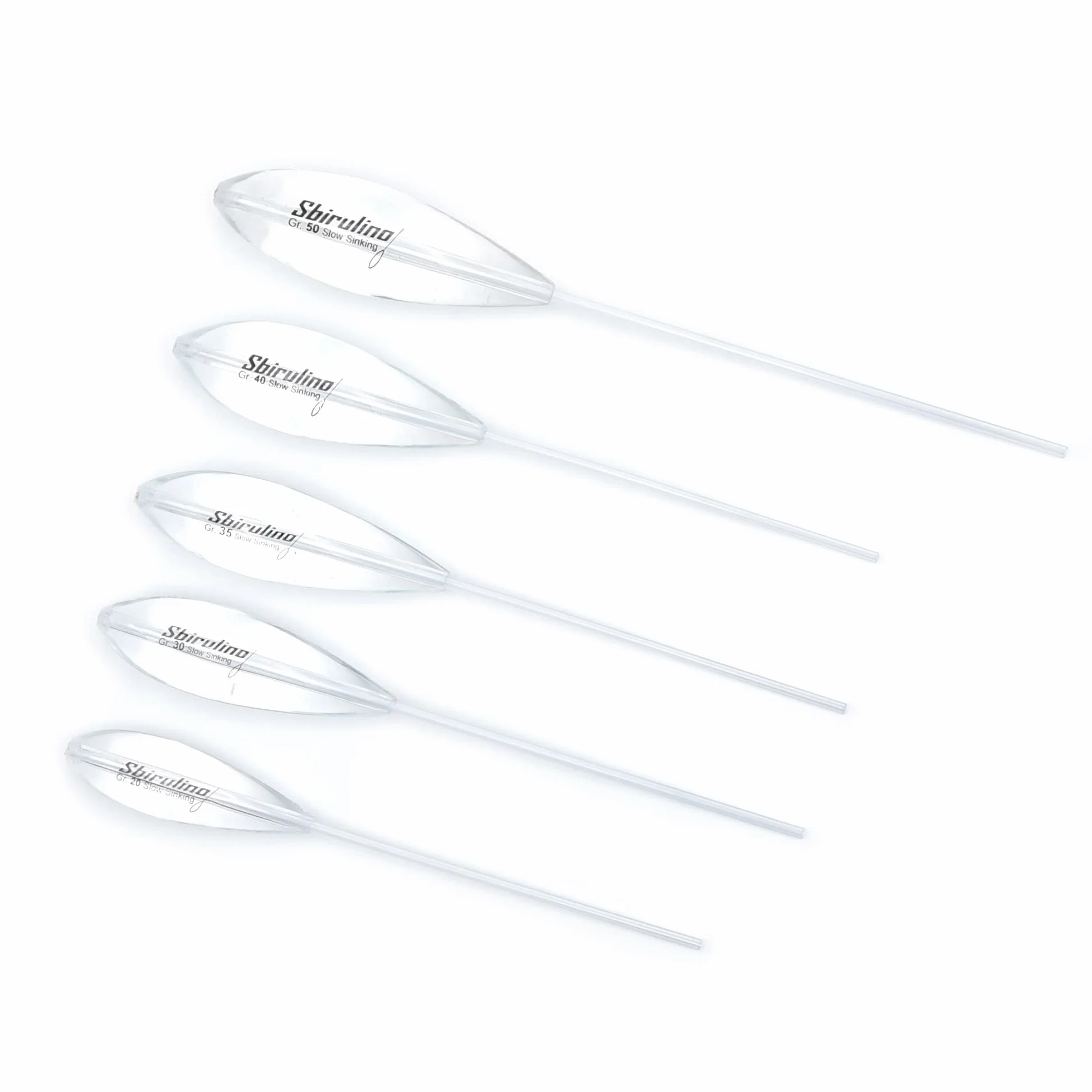 Sbirulino® Kit de bombardas de pesca (juego de bombardas, semisumergibles, 25 – 30 – 35 – 40 – 50 g)