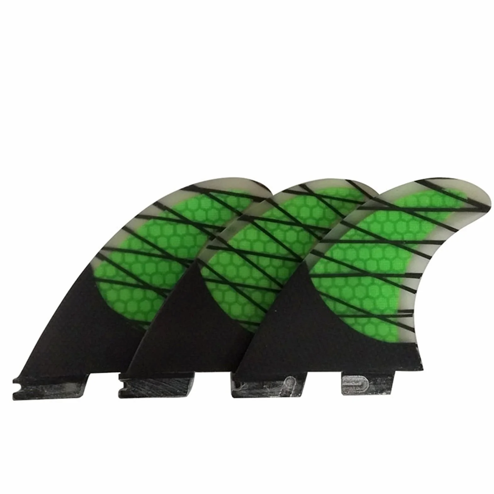 Deportes acuáticos 3 unids Accesorios de tabla de surf Accesorios de fibra de vidrio Finanzas de fibra de carbono Cola de fibra de carbono Tabla de pimiento Tablero de cola de aleta Tres piezas Tablas
