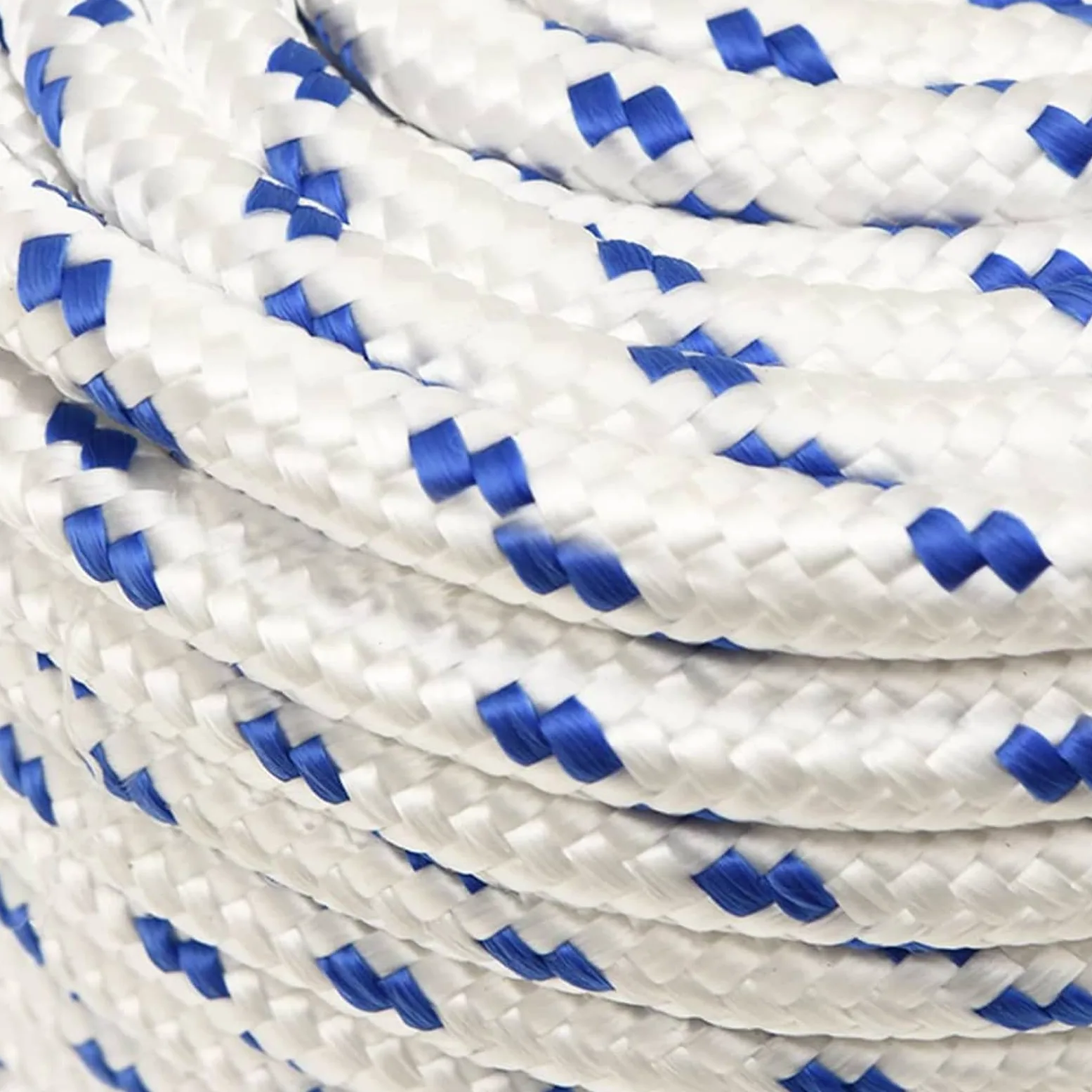 ZEYUAN Cuerda de Barco Polipropileno Blanco 12 mm 100 m, Roll Drap, Cuerda Marina, Cuerda Tendedero, Cuerda Toldo Exterior, Cuerda De Lona, Cuerda Barco