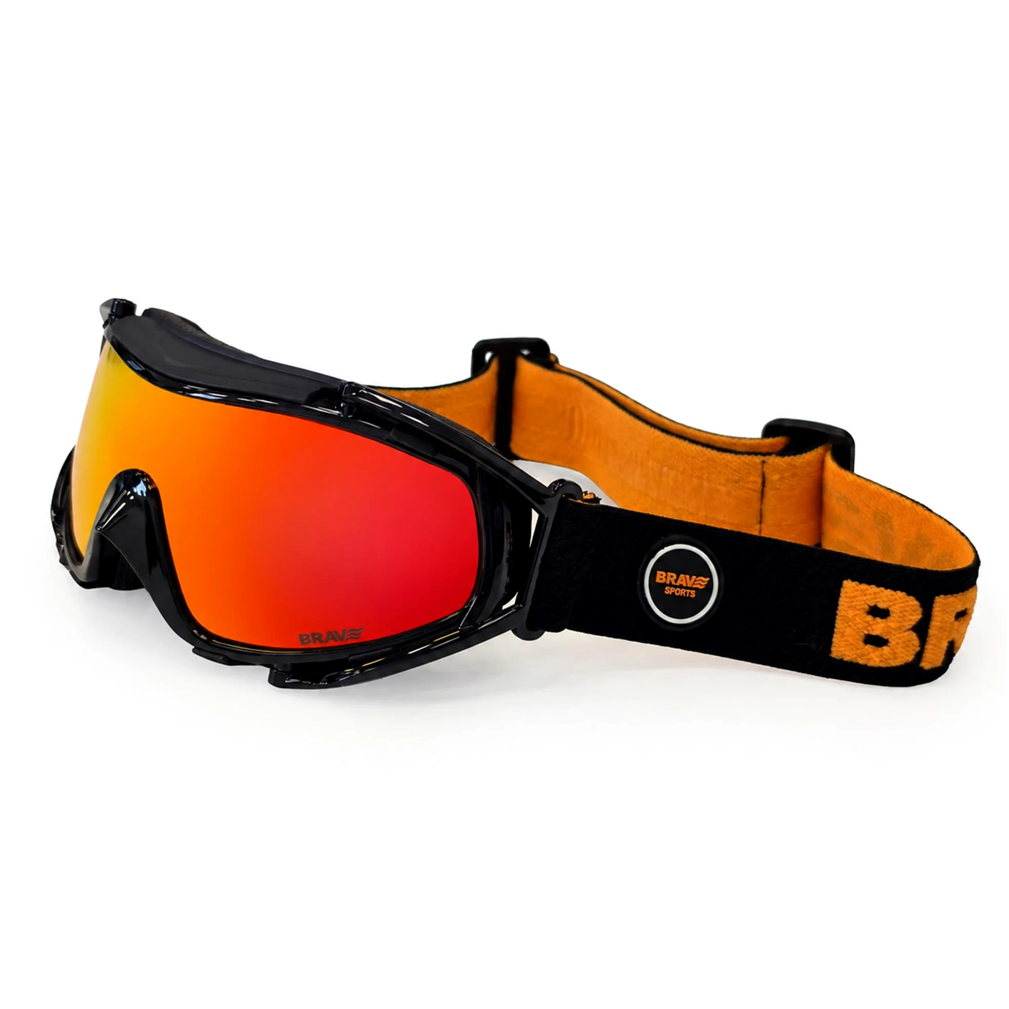 BRAVE BREEZE – Gafas Deportivas Tipo Goggle para Running, Ciclismo y Outdoor – Polarizadas UV400 Cat.3 Anti-Fog – Cinta Ajustable Antideslizante – Certificación CE – Set completo