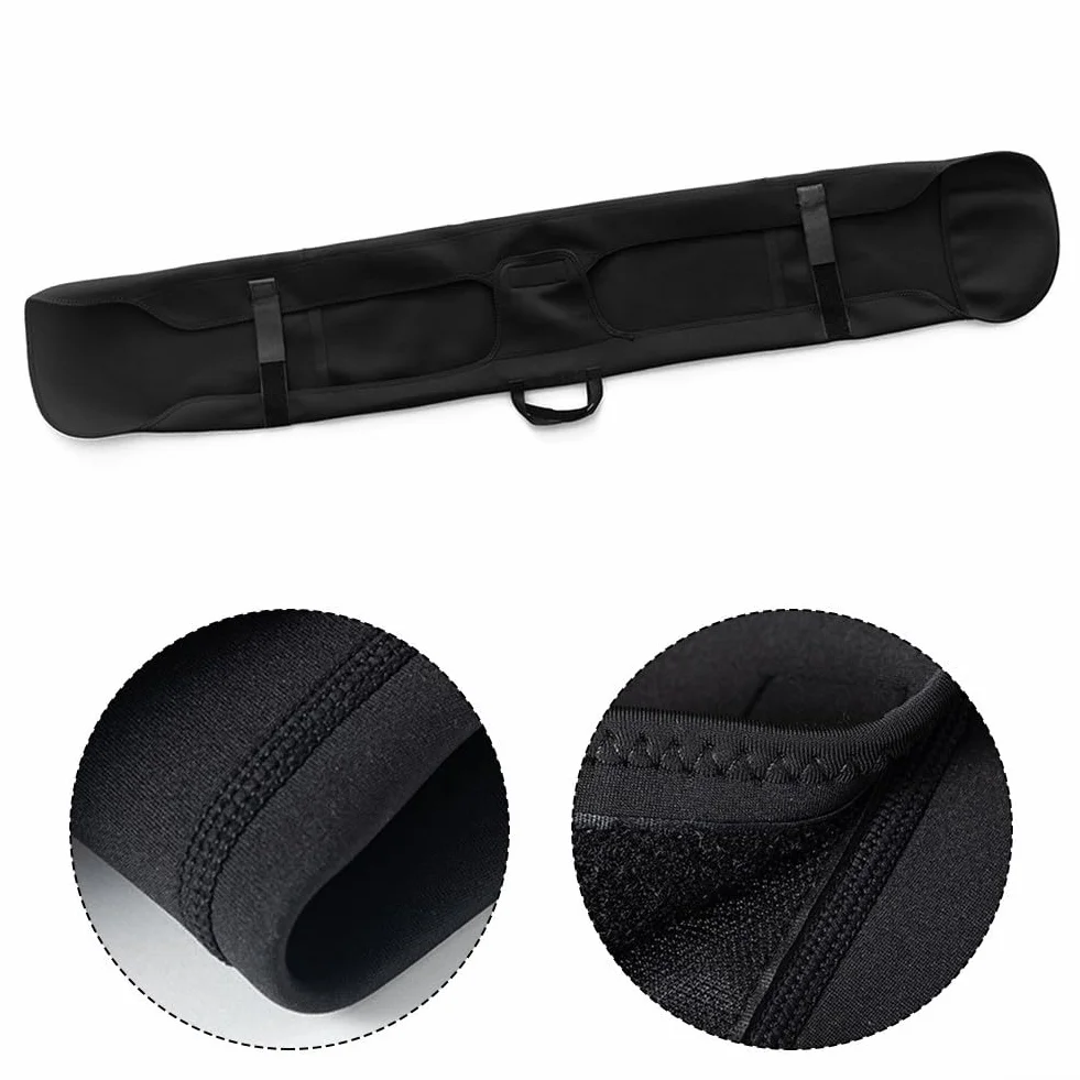 Bolsa de snowboard, funda suave para protección de snowboard, bolsa de transporte con asa de repuesto, 152 x 26 cm