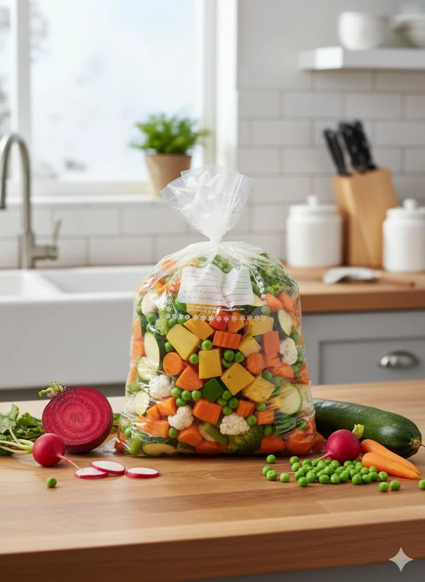 FRIO 70 bolsas de congelación grandes 29x42 cm Pack ahorro con cierre
